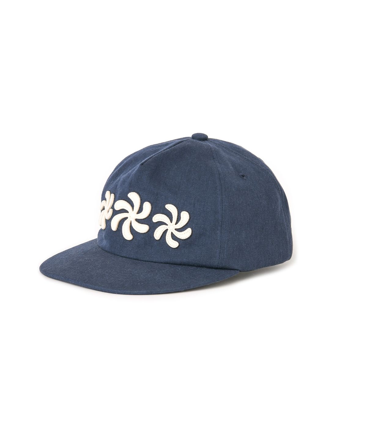 아모우(AMOU) SPIRAL 5PANNEL CAP NAVY