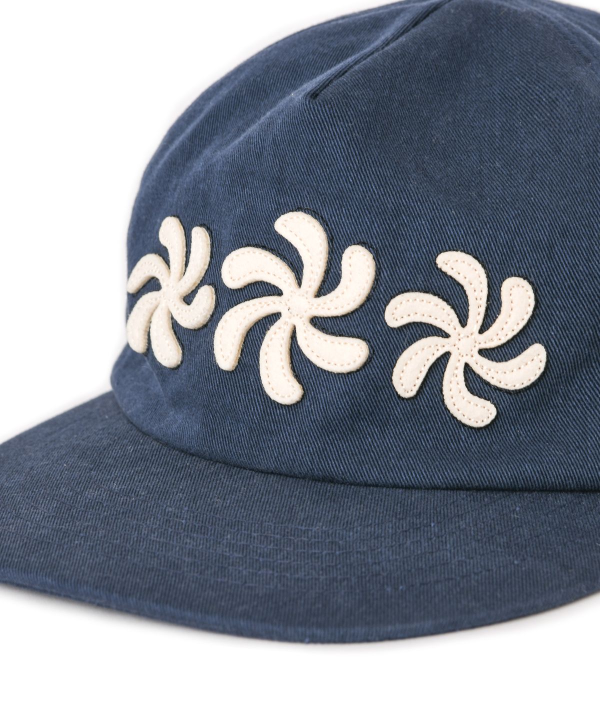 아모우(AMOU) SPIRAL 5PANNEL CAP NAVY