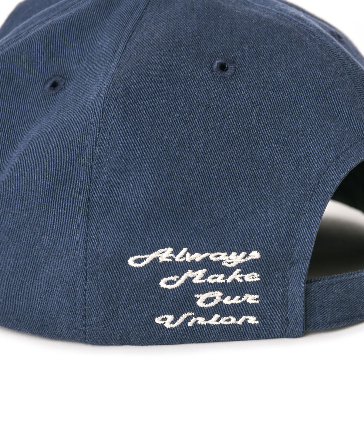 아모우(AMOU) SPIRAL 5PANNEL CAP NAVY