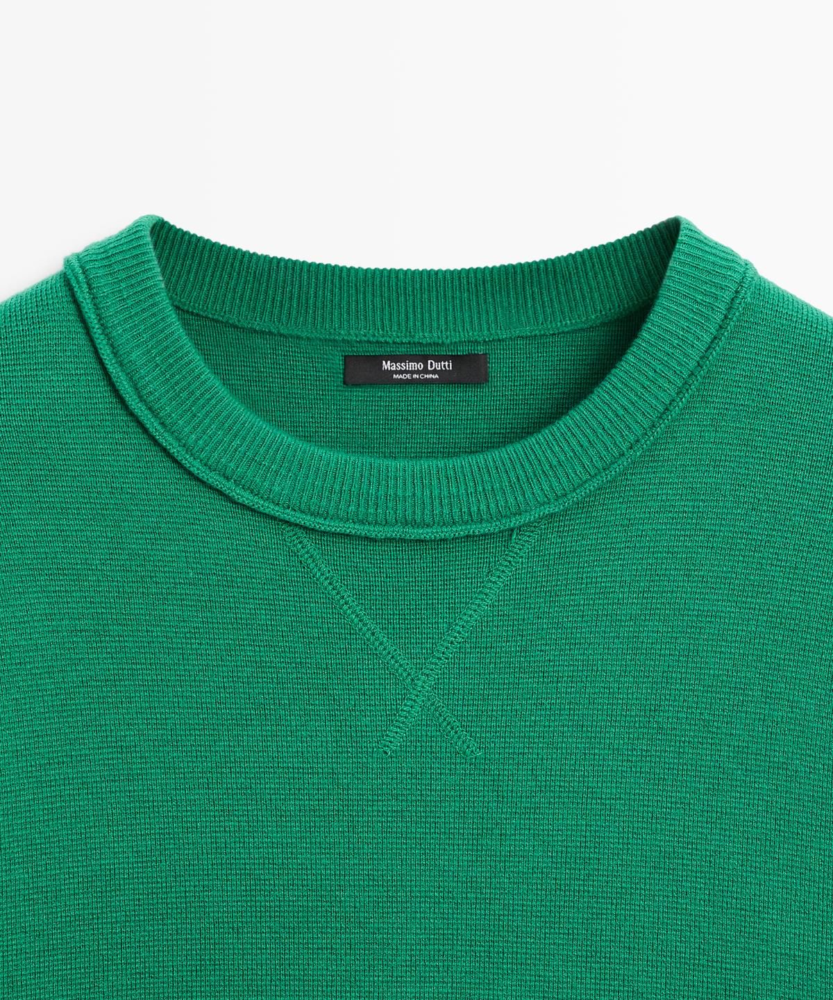 마시모두띠(MASSIMO DUTTI) 코튼 블렌드 니트 스웨터