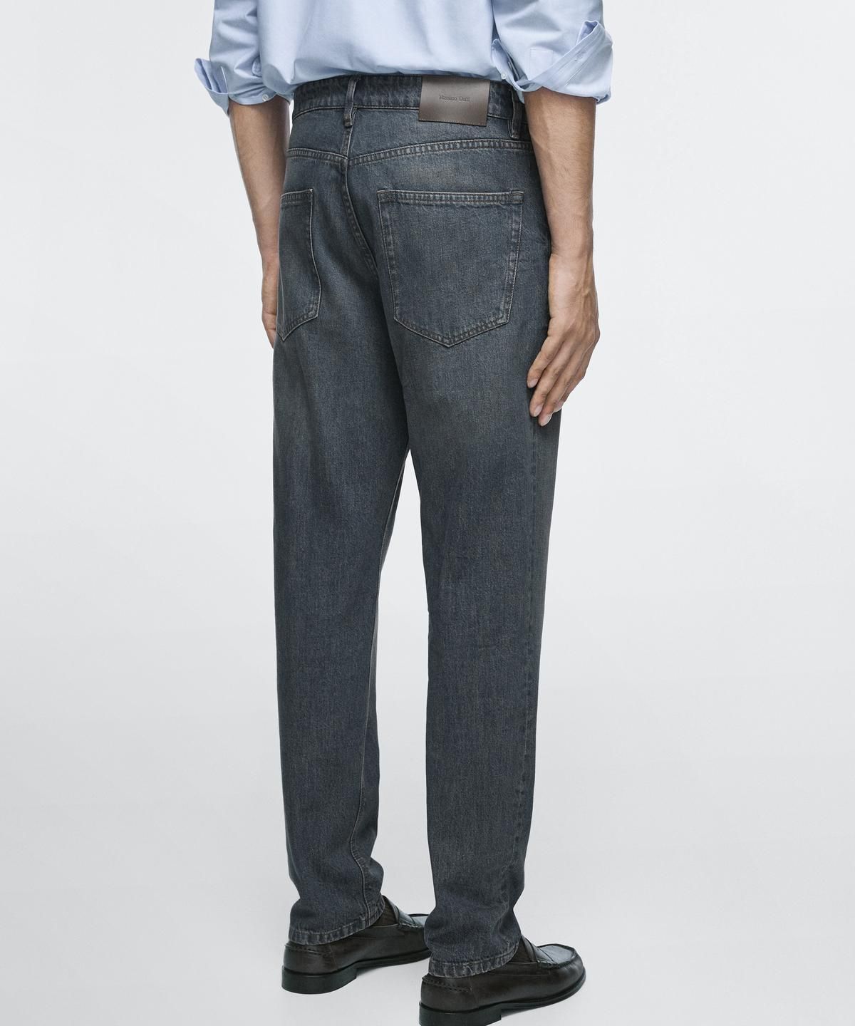 마시모두띠(MASSIMO DUTTI) 테이퍼드핏 진