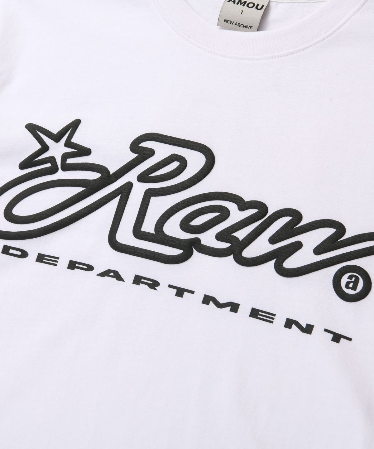 아모우(AMOU) RAW long sleeve White