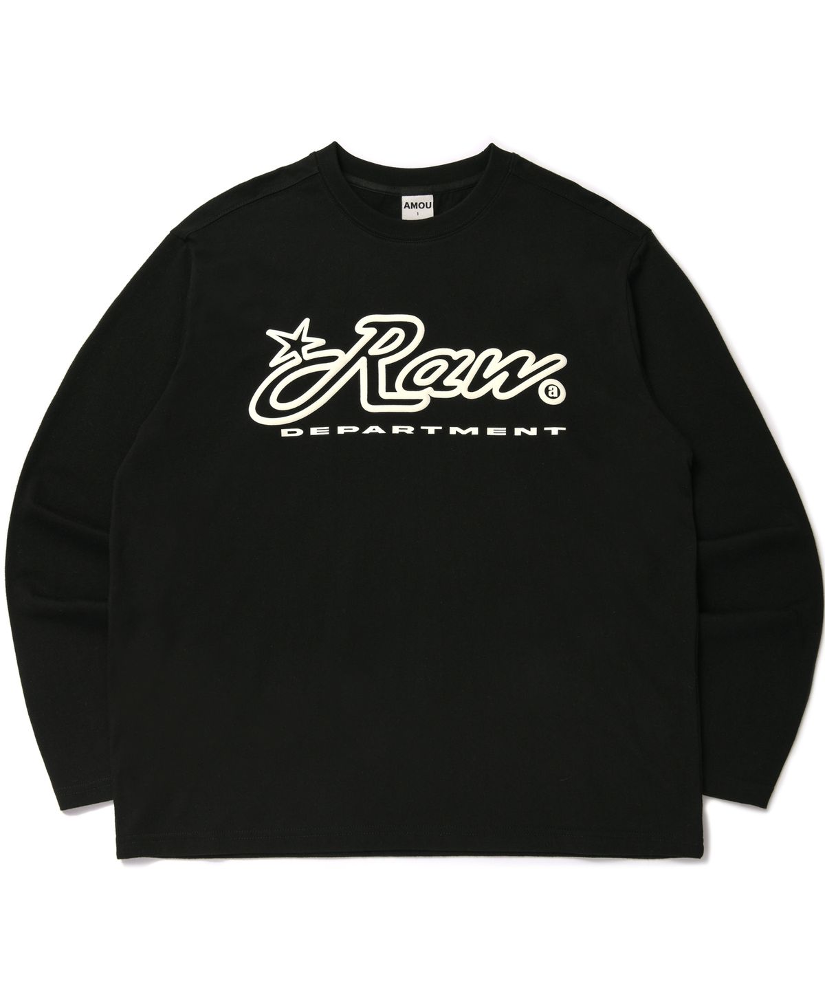 아모우(AMOU) RAW long sleeve Black