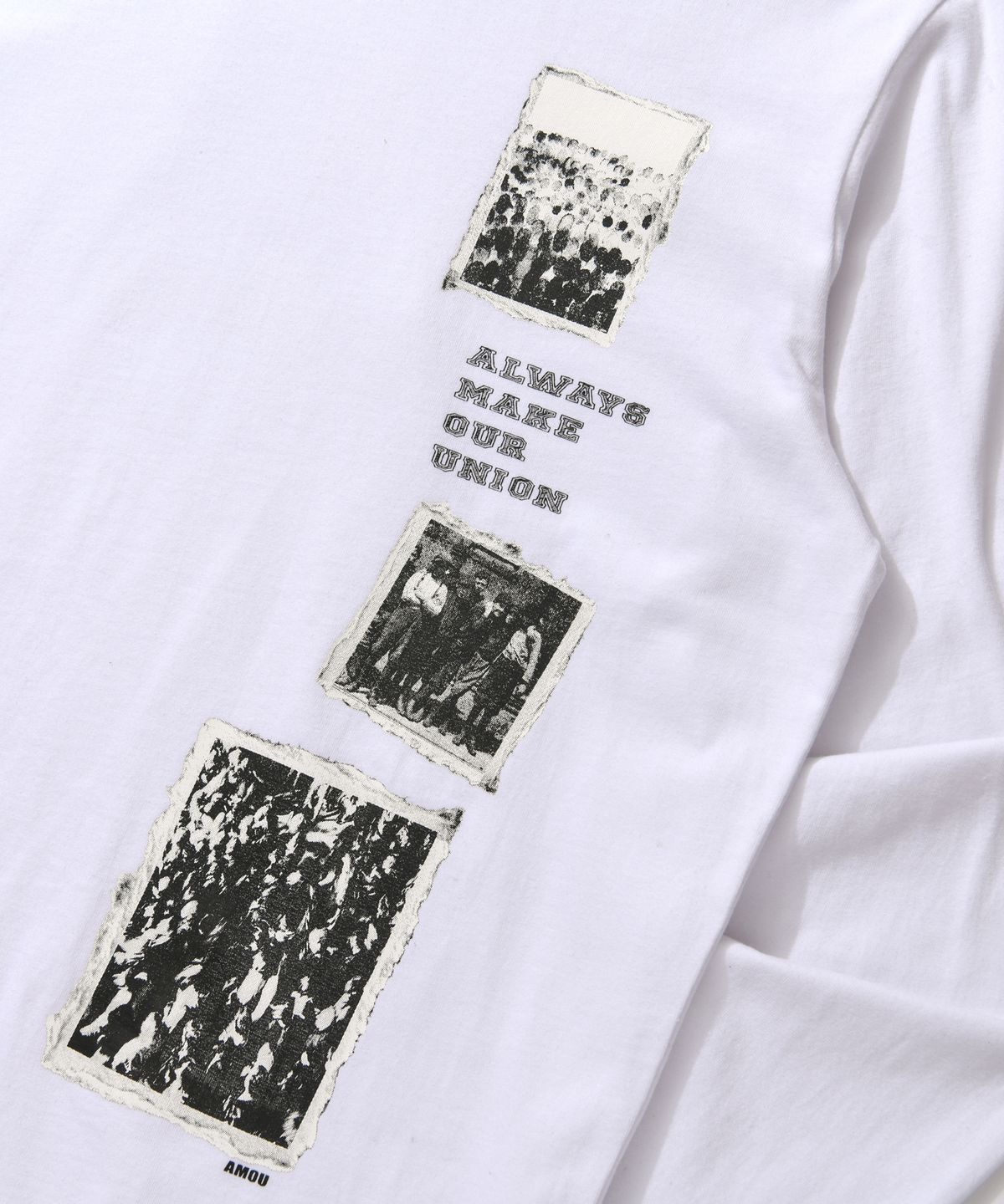 아모우(AMOU) Frame archive long sleeve White