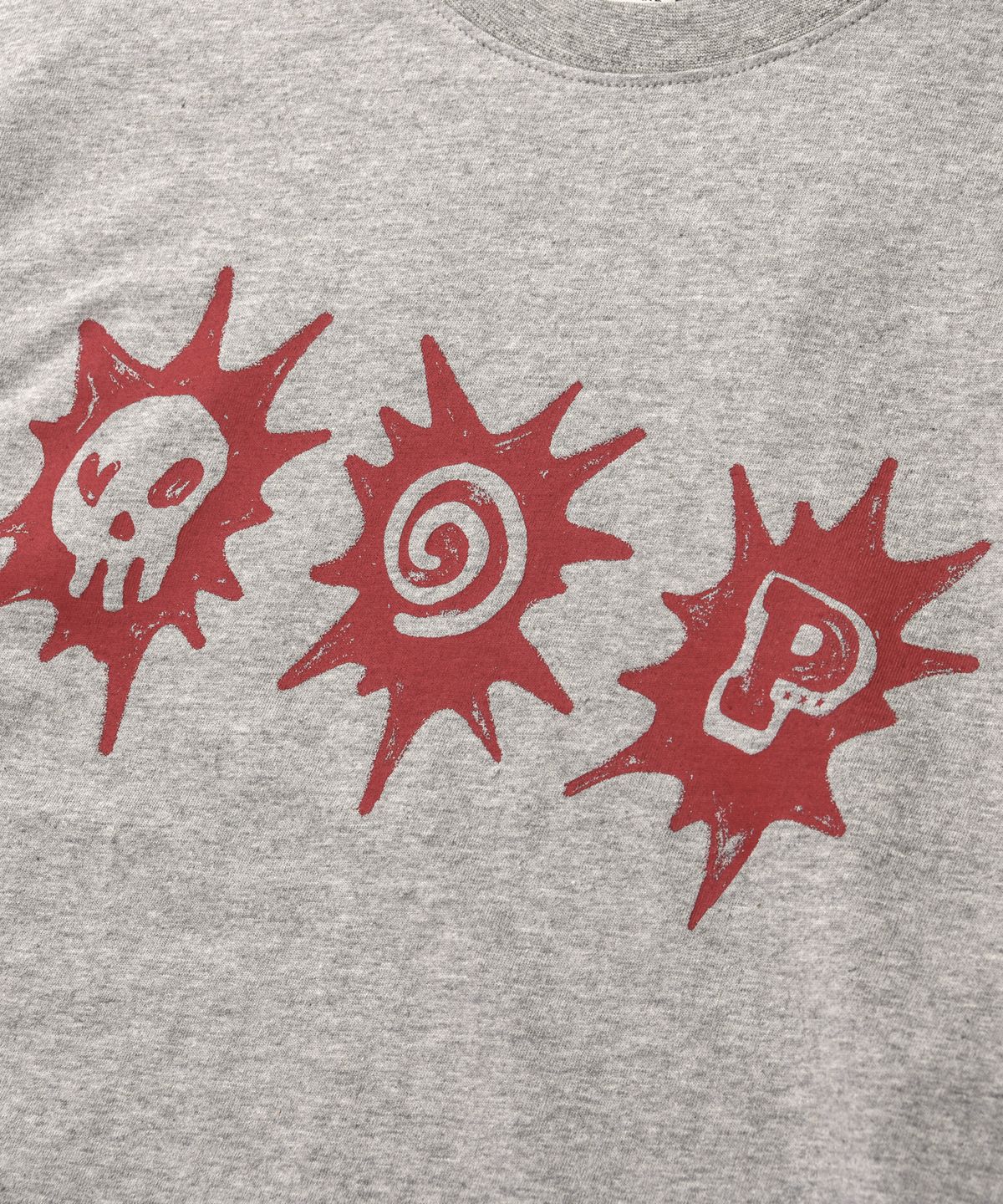아모우(AMOU) 3spot long sleeve Gray