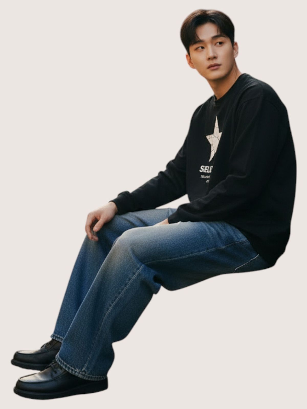 지블랙(ZBLACK) 셀렉션 스타   롱슬리브(BLACK)