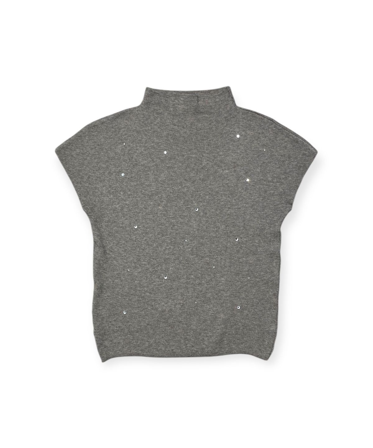 본슬리피(BORN SLIPPY) Soft Crystal Drift Mock Neck Knit (Beige)