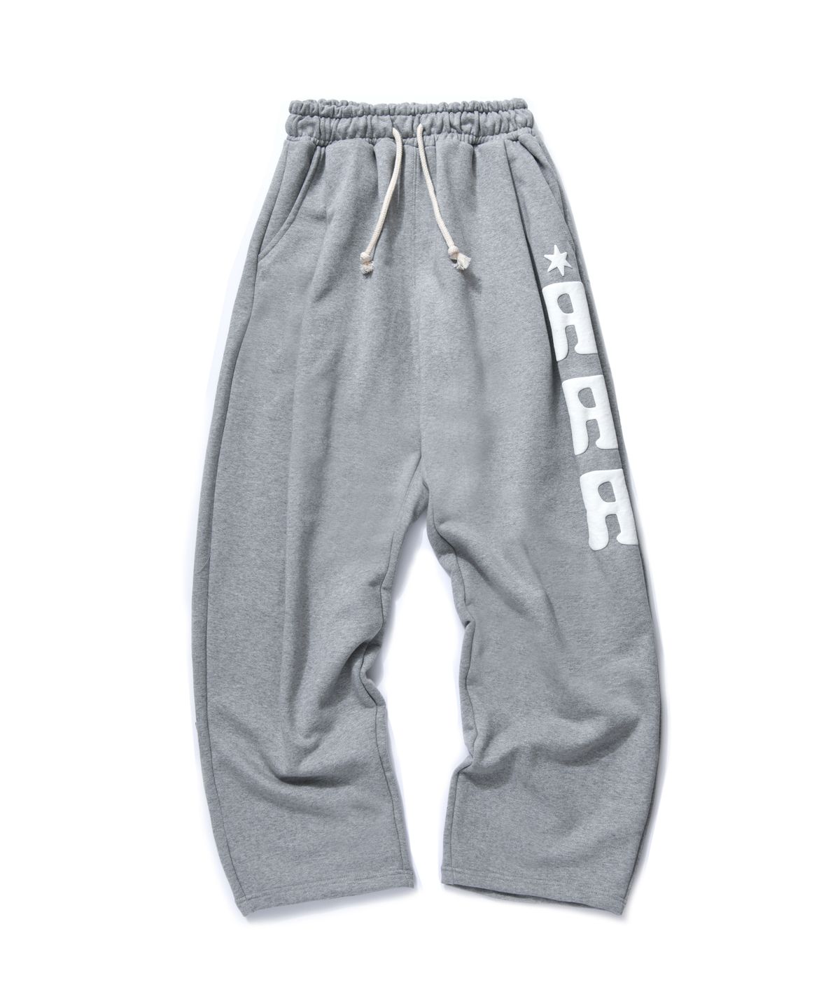 아모우(AMOU) RRR One Tuck Sweat Pants GRAY