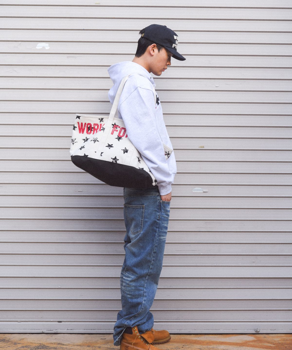 아모우(AMOU) DOT STAR TOTE BAG