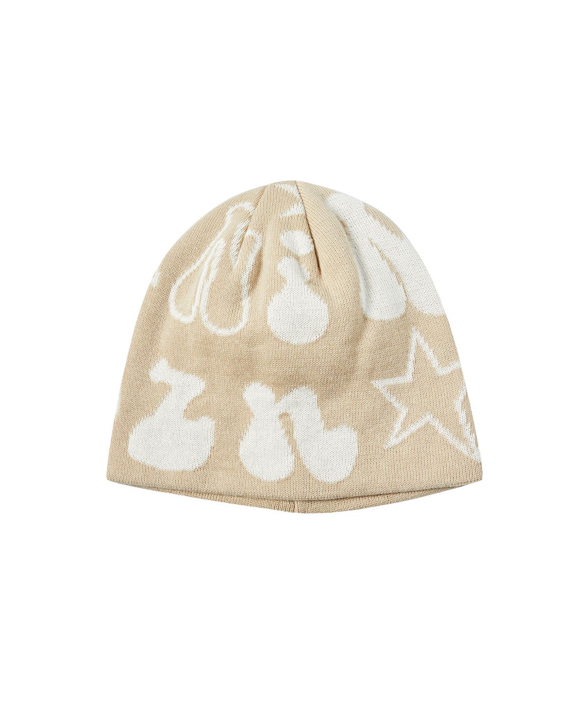 꼬모니노즈(COMONINOZ) [CN]LOGO GRAPHIC KNIT BEANIE [4 COLOR]