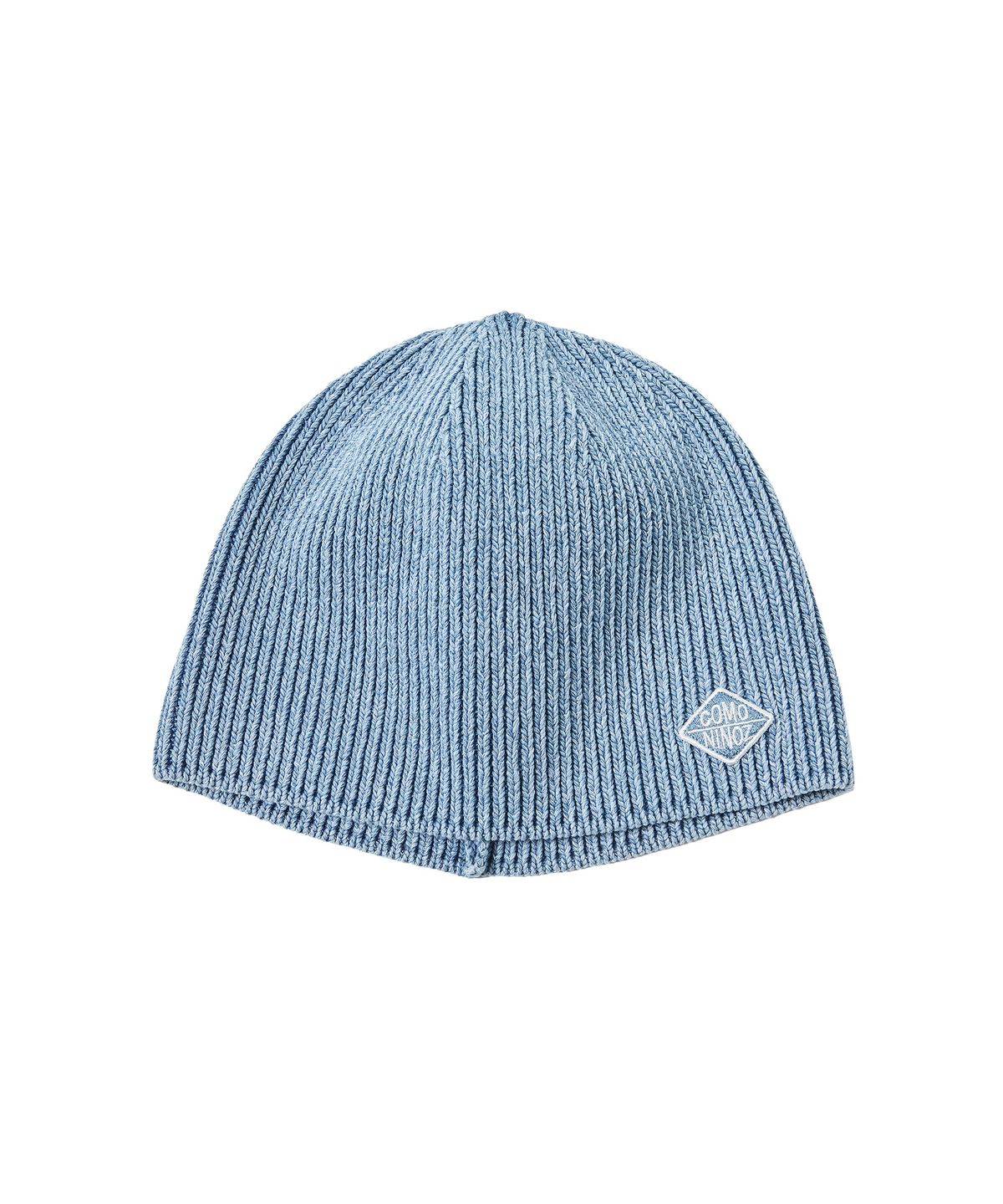꼬모니노즈(COMONINOZ) [CN]INDIGO WASHED BEANIE [2 COLOR]