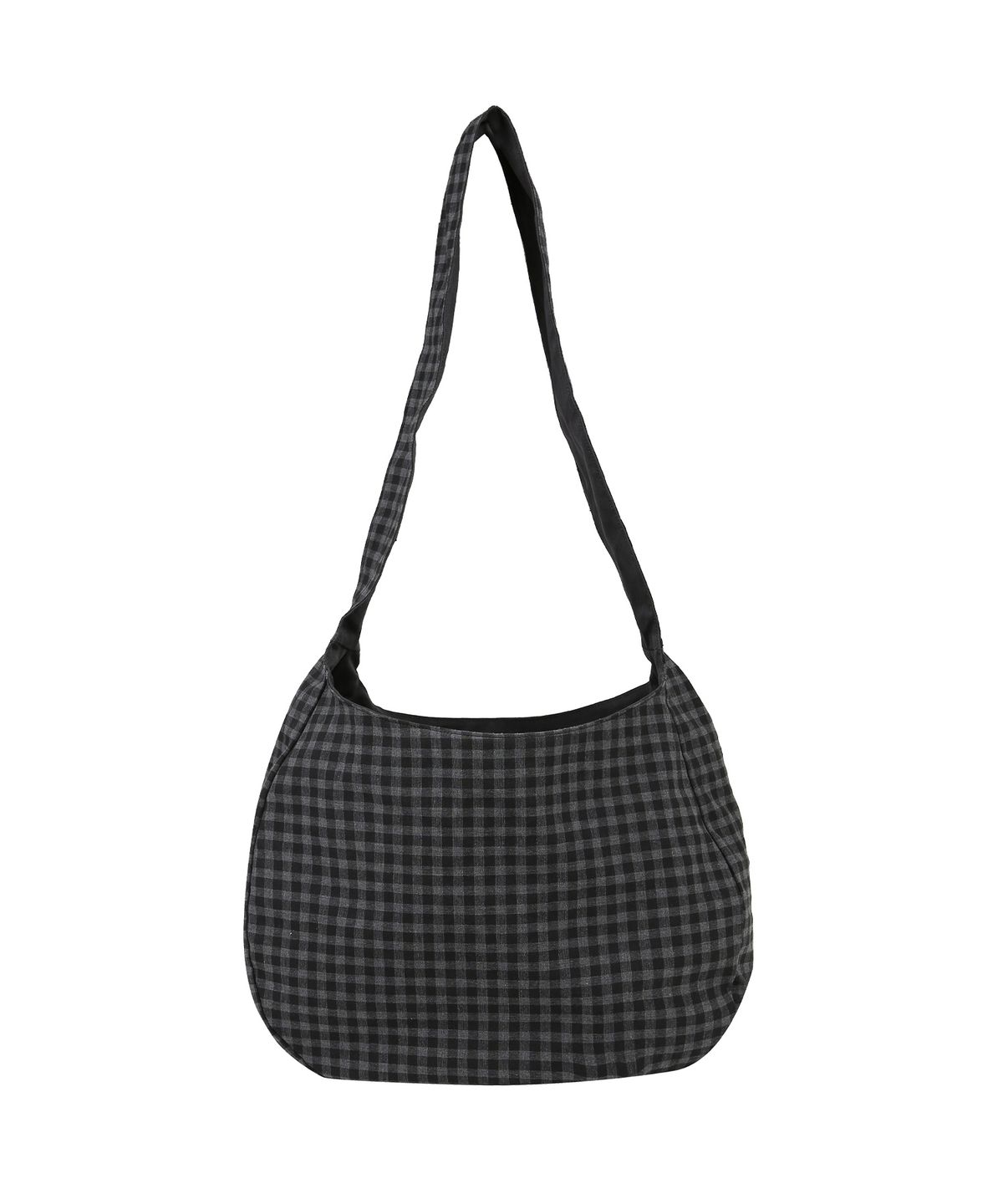 꼬모니노즈(COMONINOZ) [CN]26 REVERSIBLE CHECK CROSS BAG [2 COLOR]