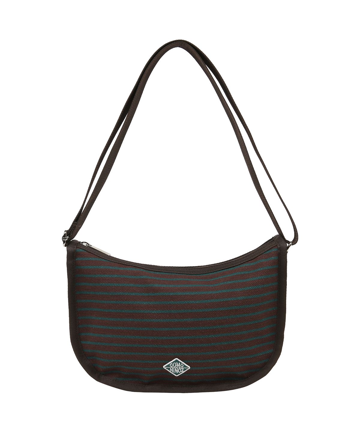 꼬모니노즈(COMONINOZ) [CN]LOGO P STRIPE COSS BAG [2 COLOR]