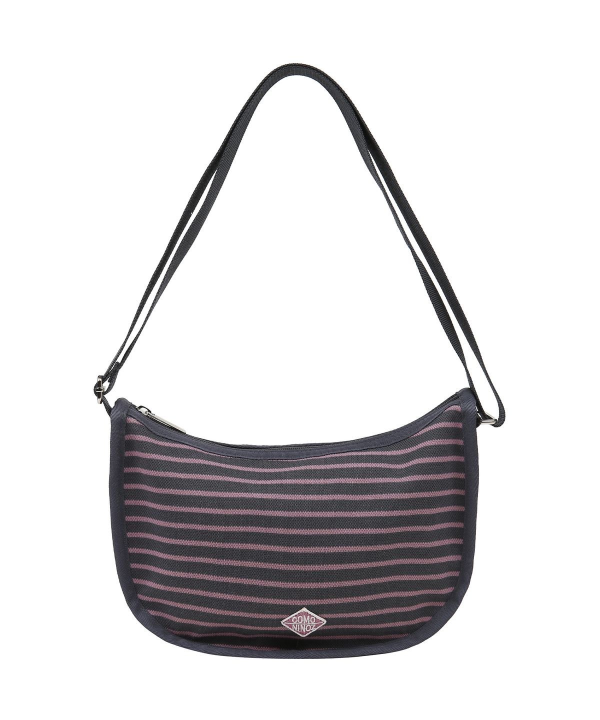 꼬모니노즈(COMONINOZ) [CN]LOGO P STRIPE COSS BAG [2 COLOR]