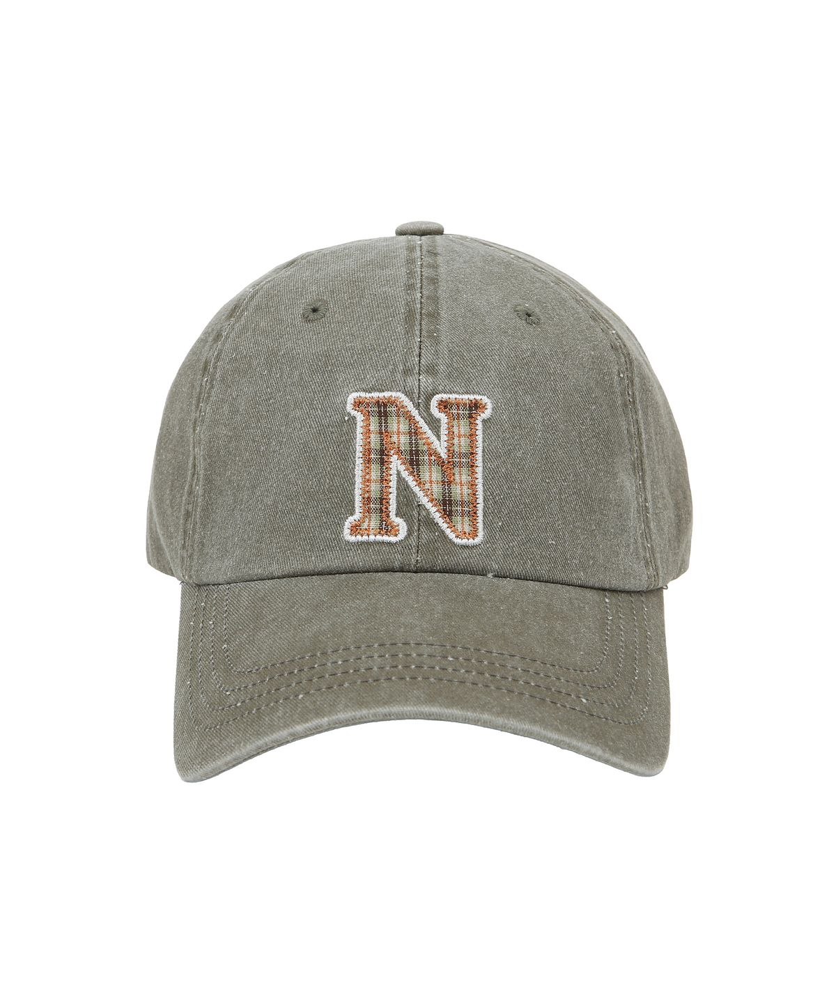 꼬모니노즈(COMONINOZ) [CN]CHECK N LOGO BALLCAP [2 COLOR]