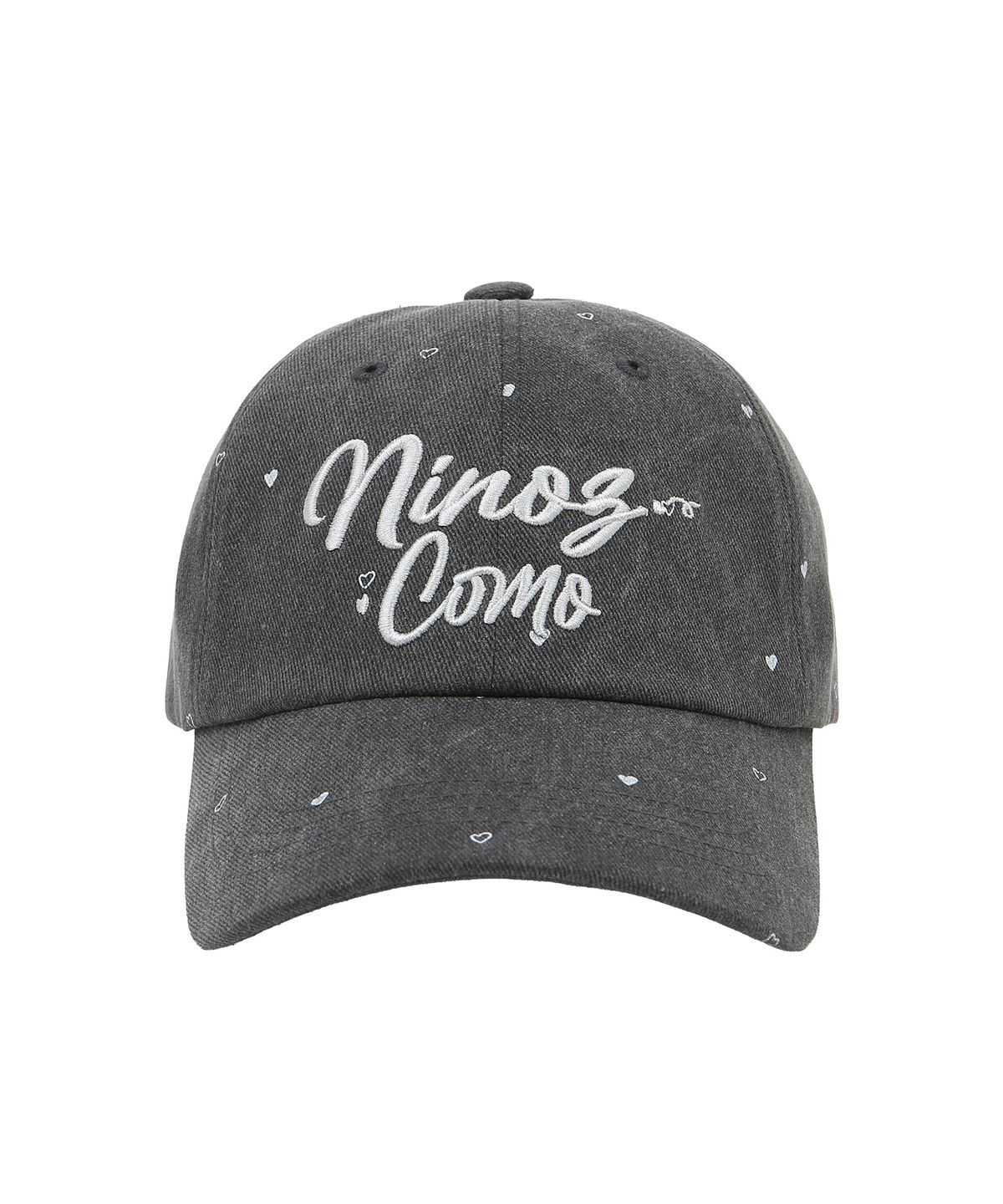 꼬모니노즈(COMONINOZ) [CN]LOVE PATTERN LOGO BALLCAP [2 COLOR]