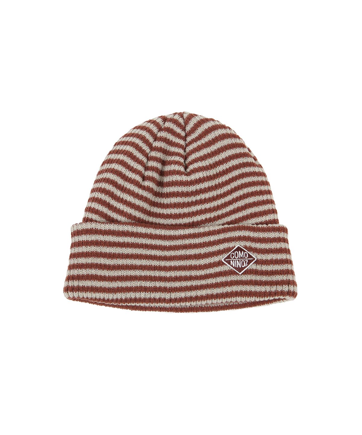꼬모니노즈(COMONINOZ) [CN]26S STRIPE KNIT BEANIE [4 COLOR]