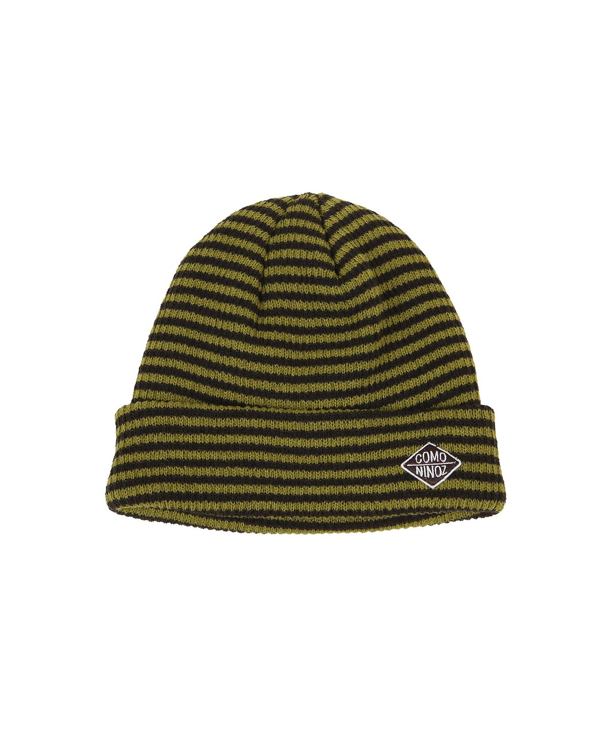 꼬모니노즈(COMONINOZ) [CN]26S STRIPE KNIT BEANIE [4 COLOR]
