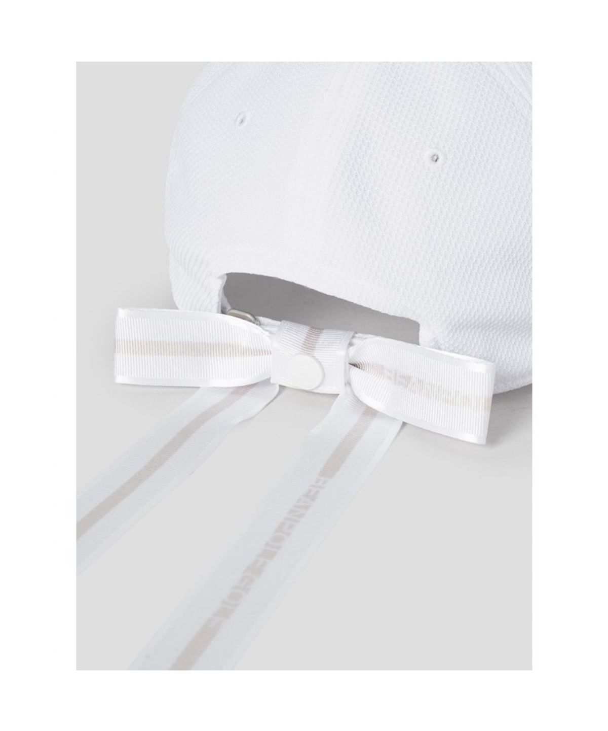 빈폴 액세서리(BEANPOLE ACCESSORY) 여성 리본 포인트 볼캡  화이트
