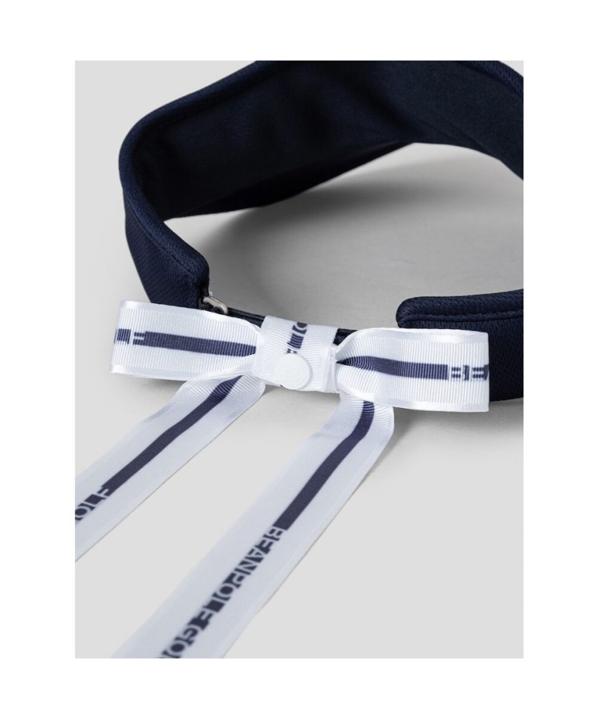 빈폴 액세서리(BEANPOLE ACCESSORY) 여성 리본 포인트 썬바이저  네이비