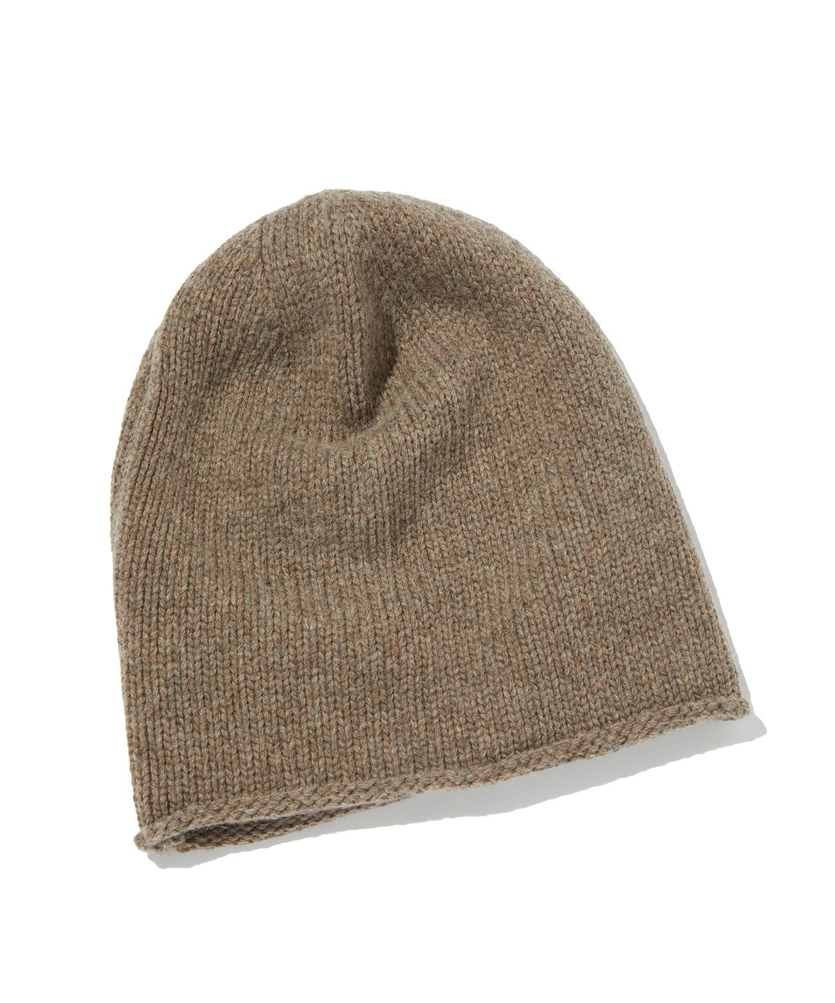 스웨이드(SUADE) ROLLED BEANIE [BROWN]