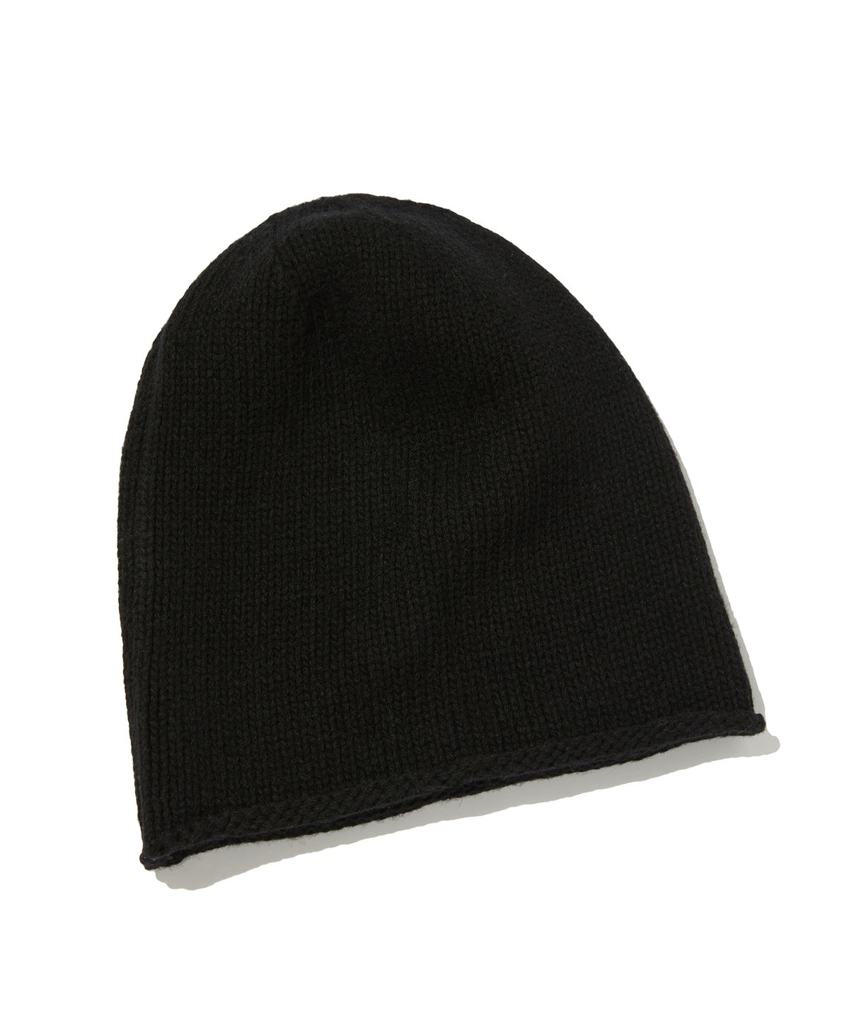 스웨이드(SUADE) ROLLED BEANIE [BLACK]