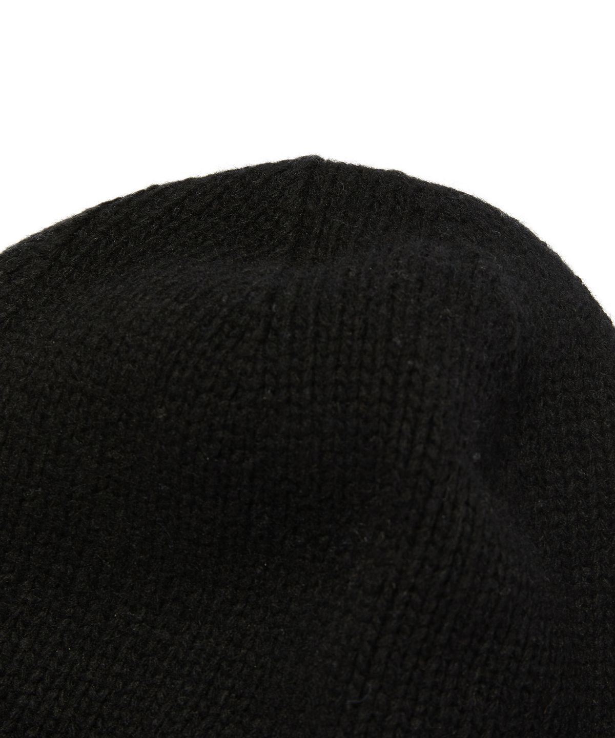 스웨이드(SUADE) ROLLED BEANIE [BLACK]