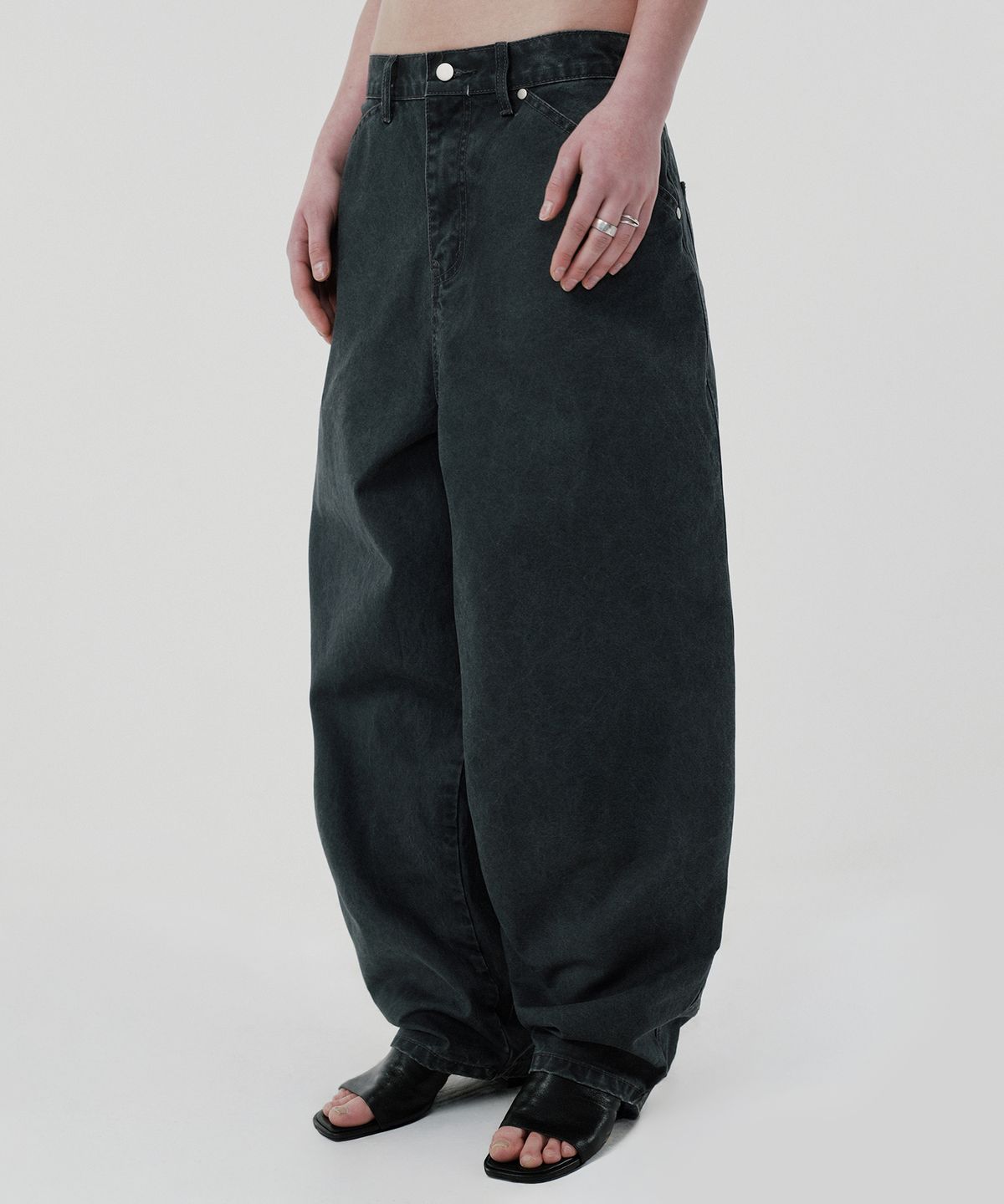 스웨이드(SUADE) CONTOUR POCKET DENIM [WASHING BLACK]