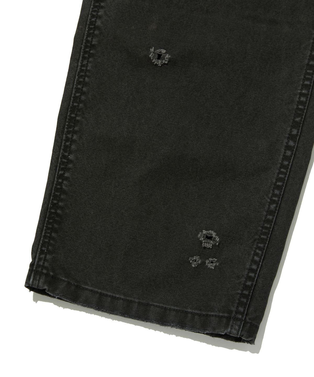 스웨이드(SUADE) PUNCHING DAMAGE PANTS [BLACK]