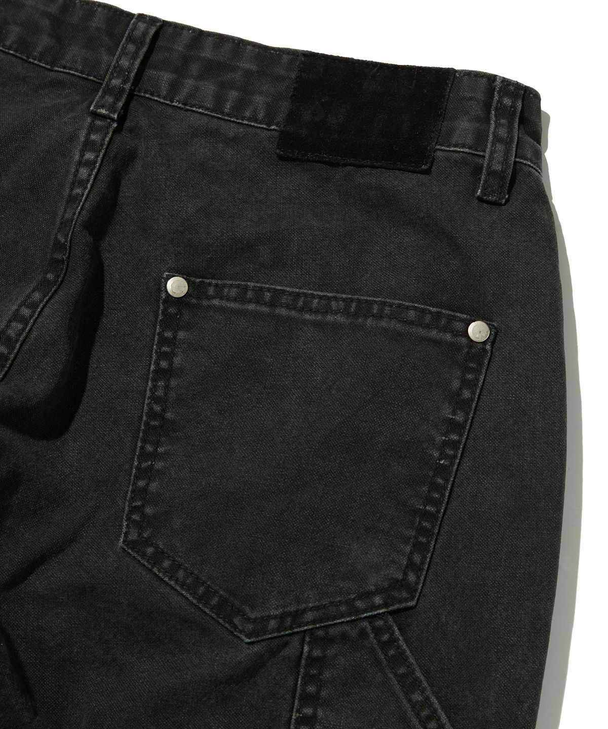스웨이드(SUADE) PUNCHING DAMAGE PANTS [BLACK]
