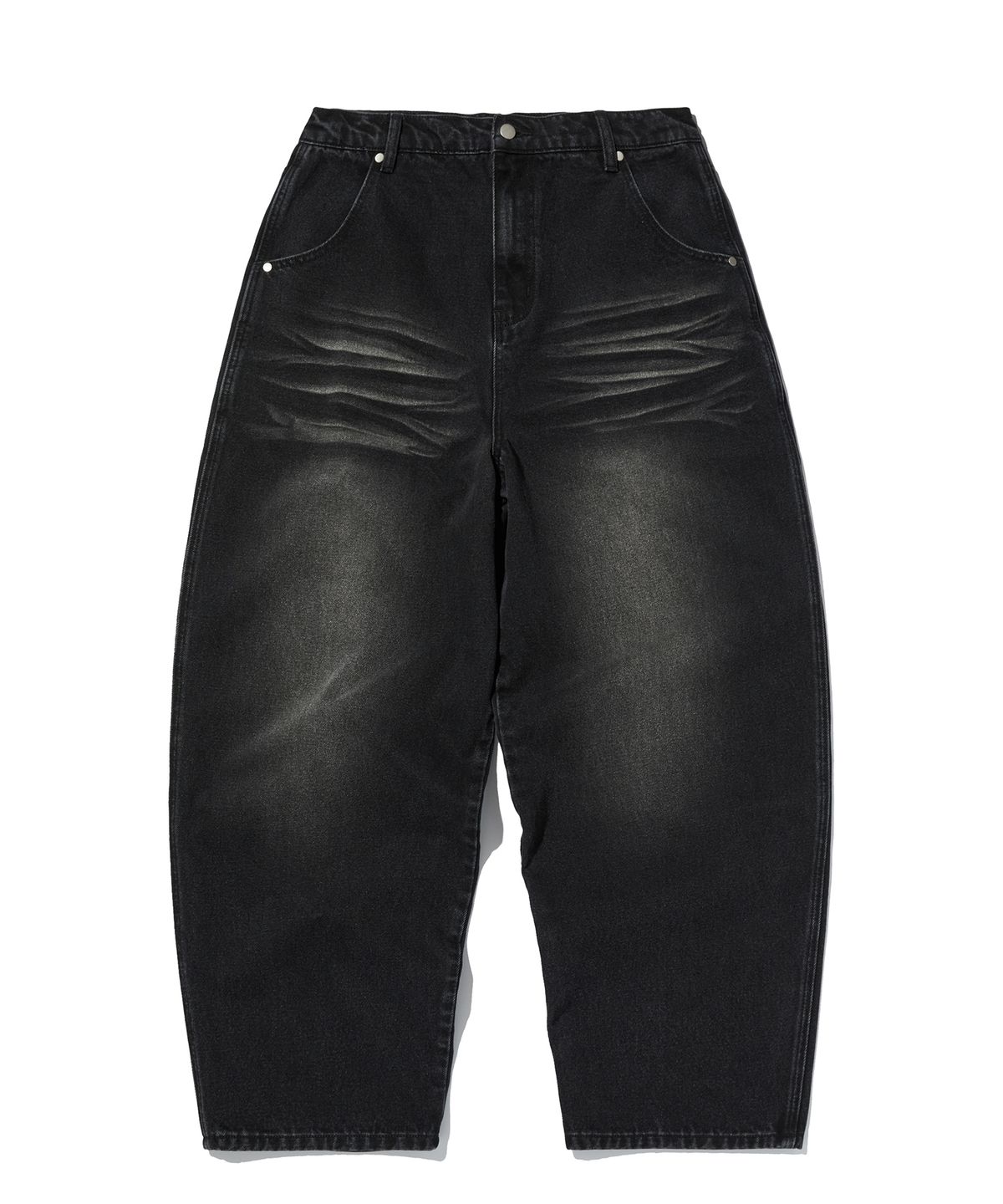 스웨이드(SUADE) WRINKLE DENIM [BLACK]