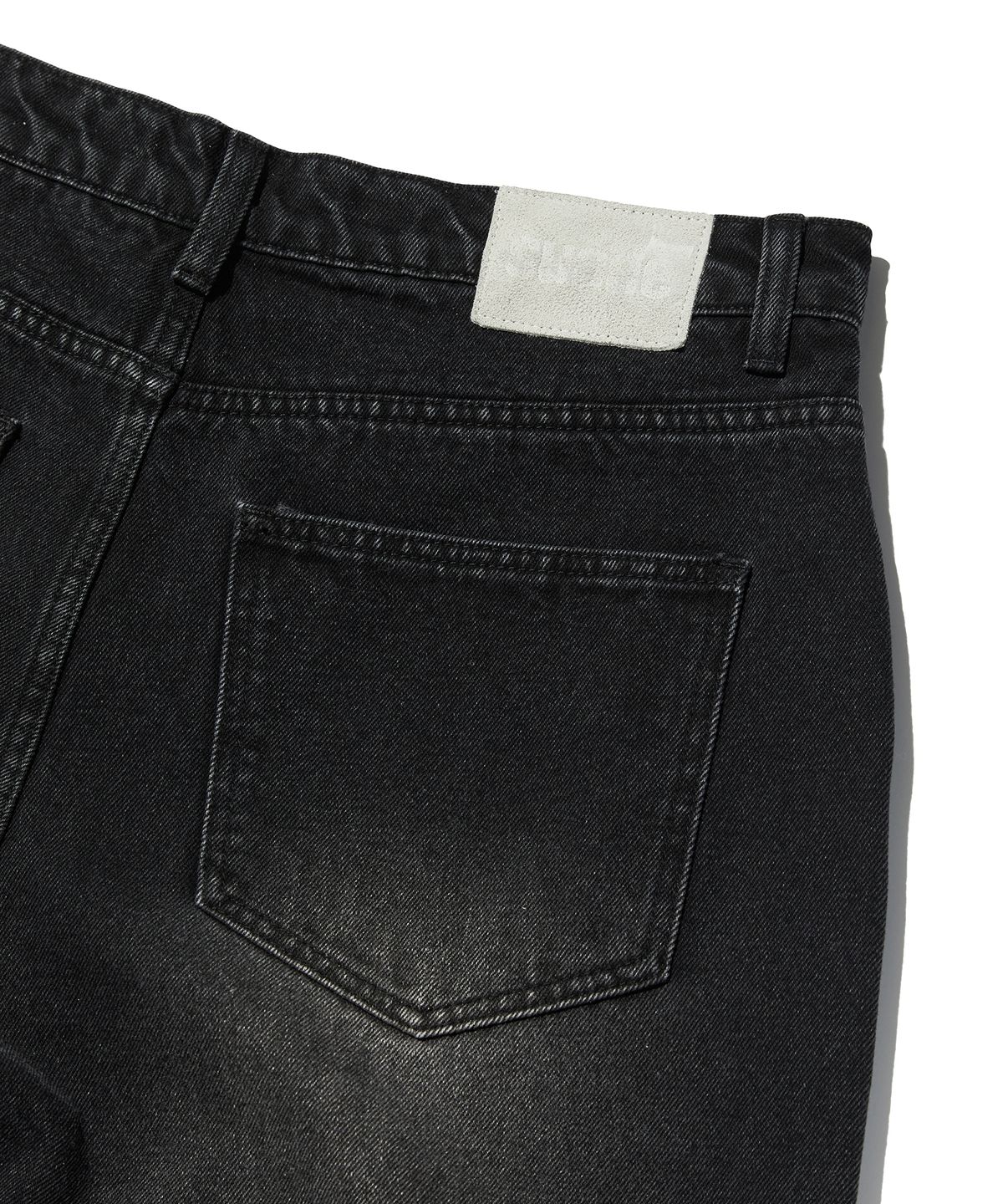 스웨이드(SUADE) WRINKLE DENIM [BLACK]