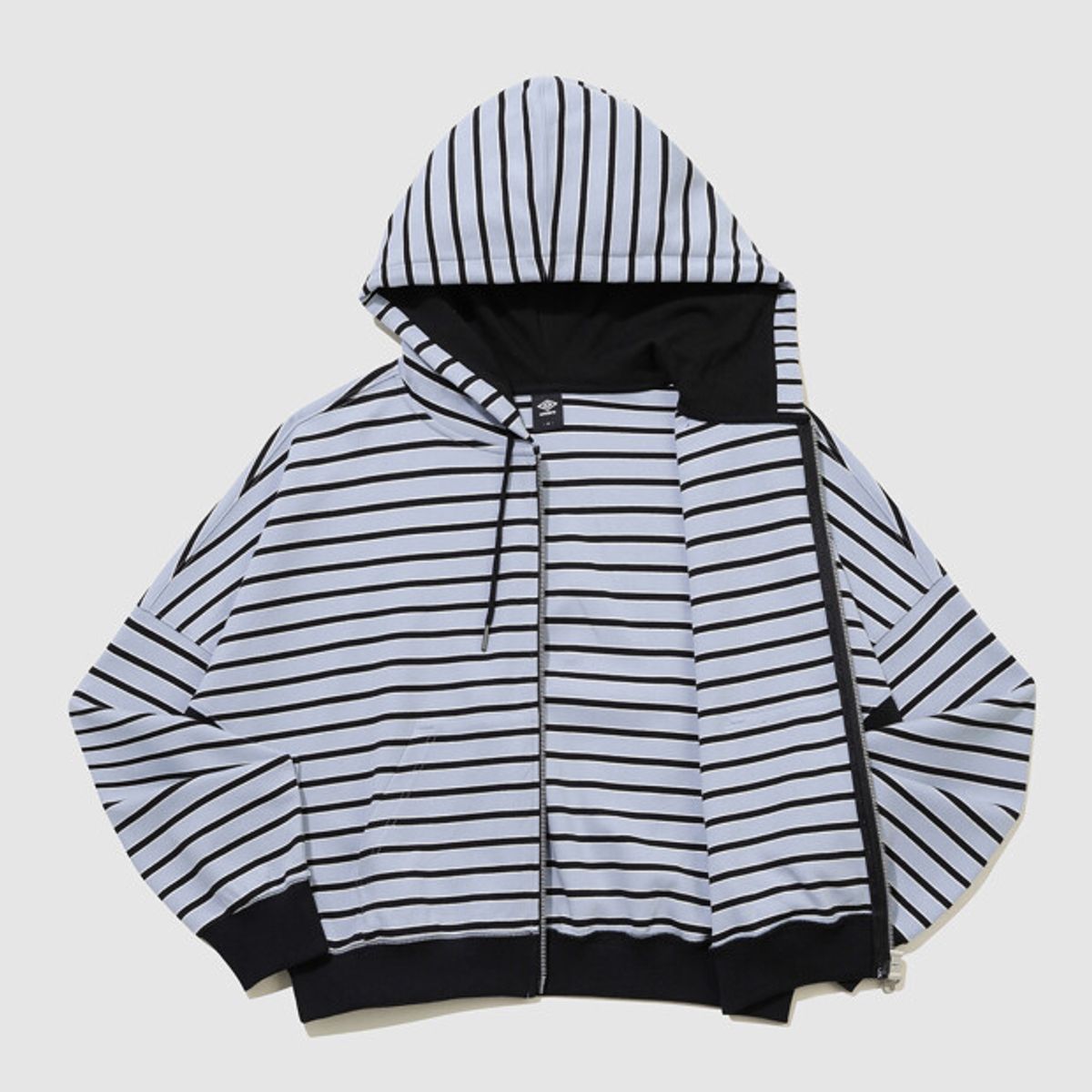 엄브로(UMBRO) 우먼스 니트 후드집업 블루 UR122CFT21