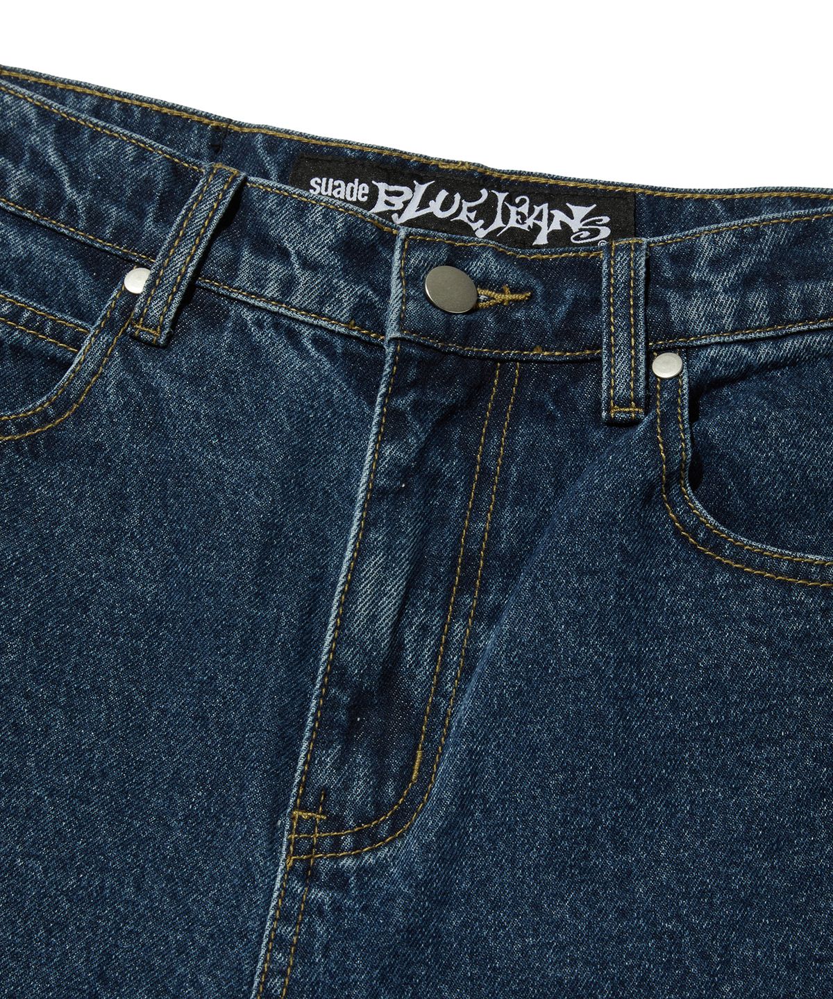 스웨이드(SUADE) BAGGY DENIM [DARK BLUE]