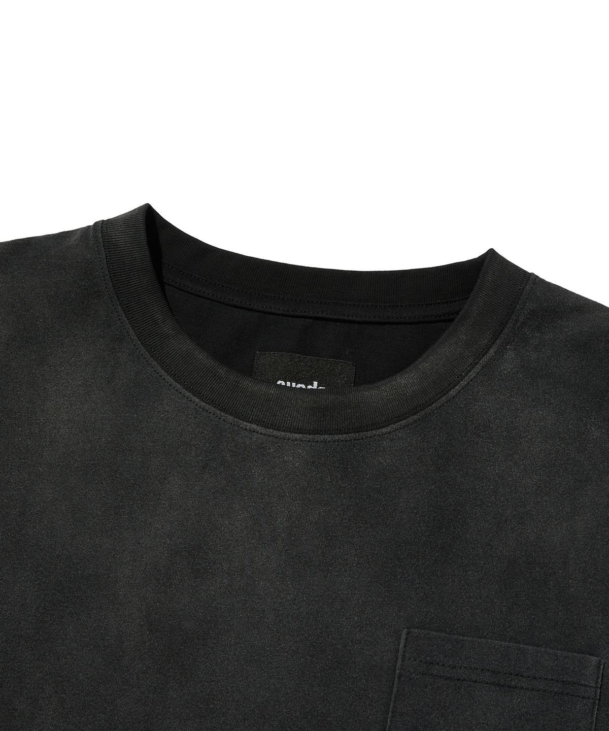스웨이드(SUADE) POCKET CROPPED LONG SLEEVE [WASHING BLACK]