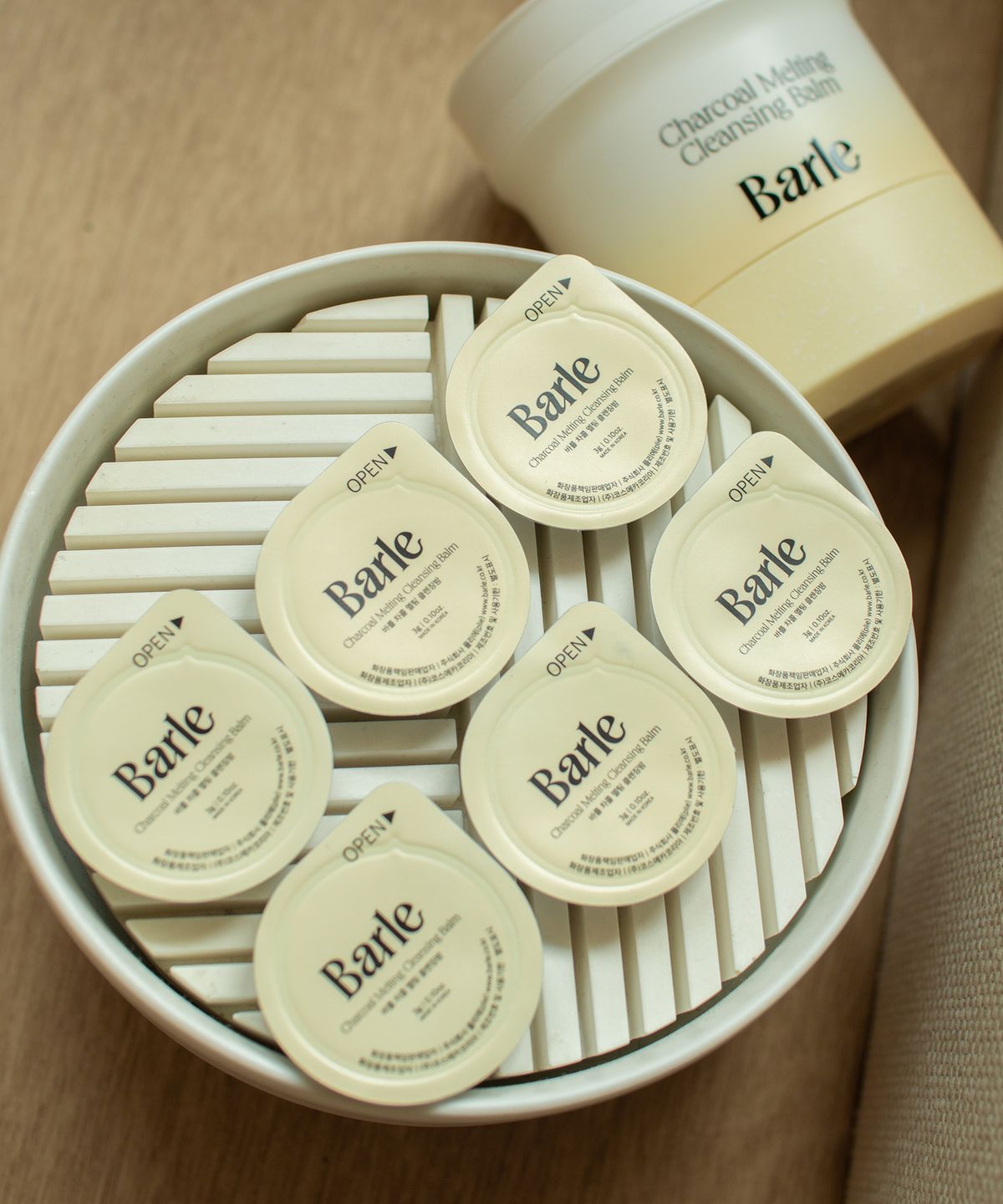 바를(BARLE) 바를 차콜 멜팅밤 트래블 키트(14개입)