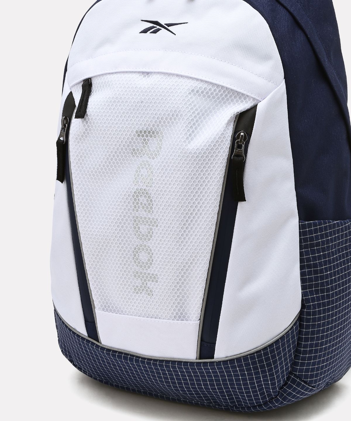 리복(REEBOK) 메쉬 프론트짚 슈 백팩 - 네이비
