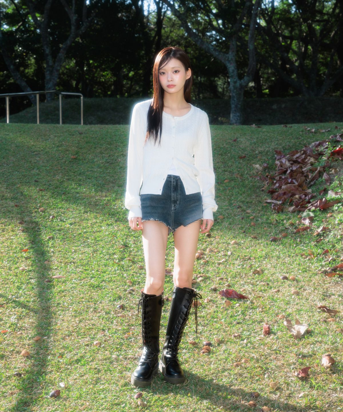 로제프란츠(ROSEFRANTZ) Cable Knit Basic Cardigan [Ivory]