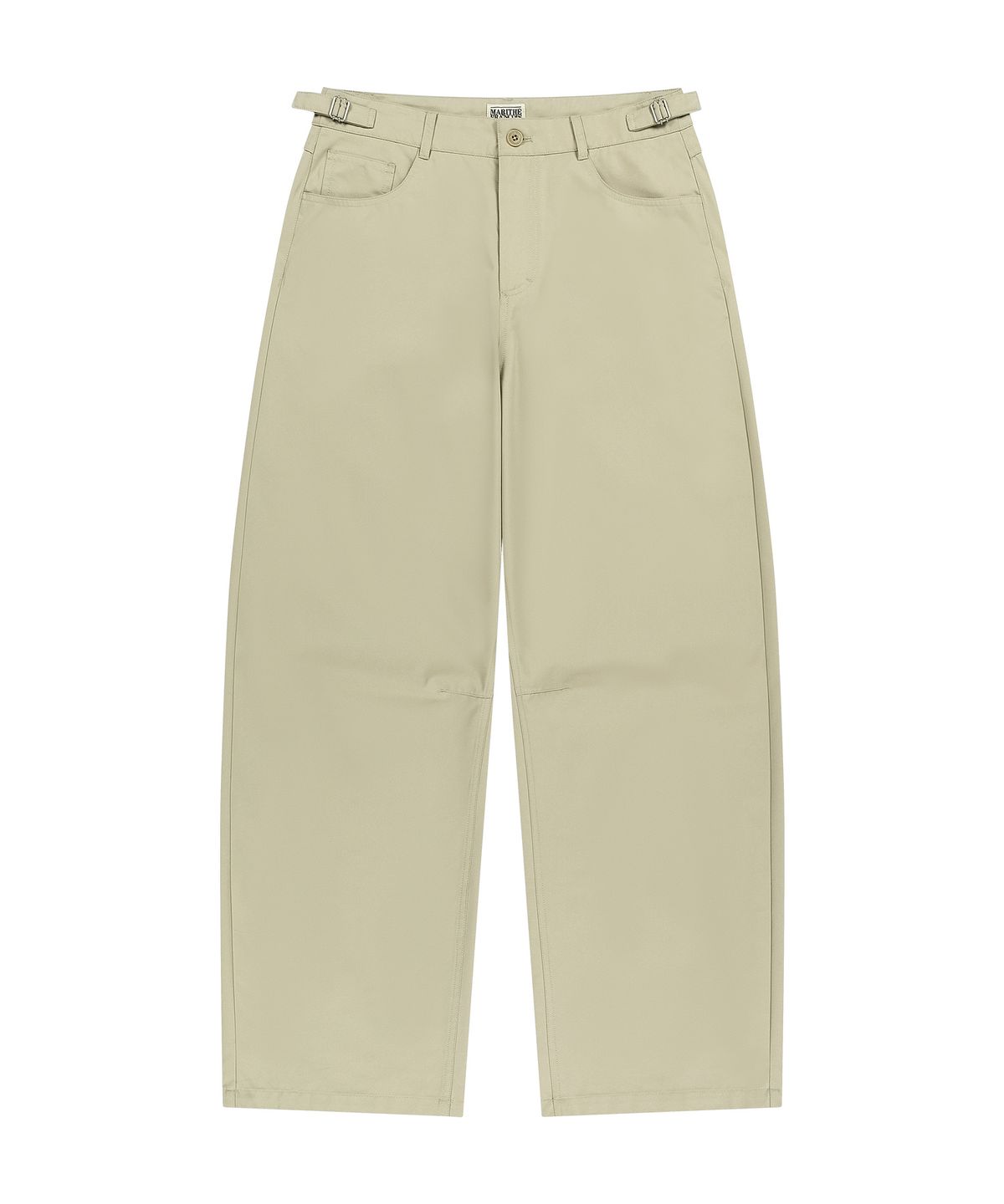 마리떼 프랑소와 저버(MARITHÉ + FRANҪOIS GIRBAUD) M CURVED CHINO PANTS beige