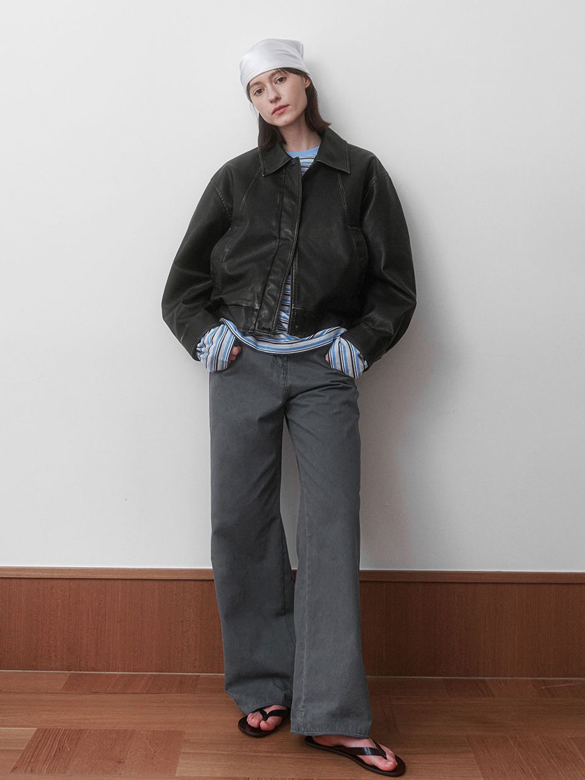 아틀리에 나인(ATELIER NAIN) VINTAGE WASHED BLOUSON JUMPER (JP-597)
