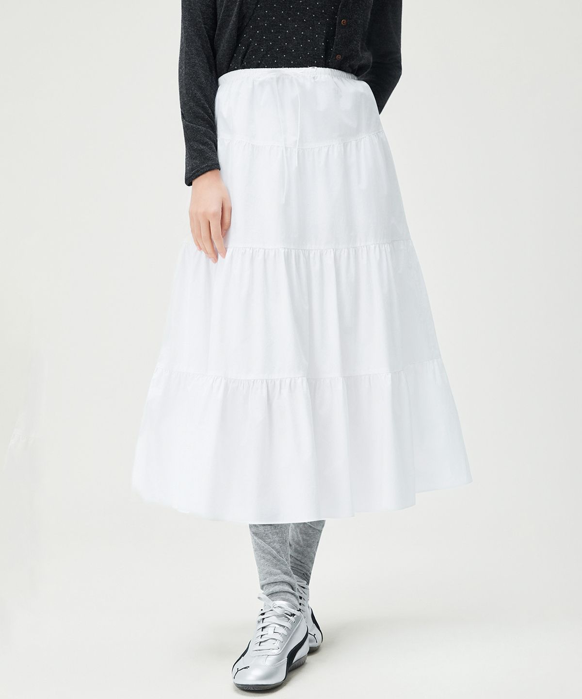 미쏘(MIXXO) 캉캉 롱 스커트