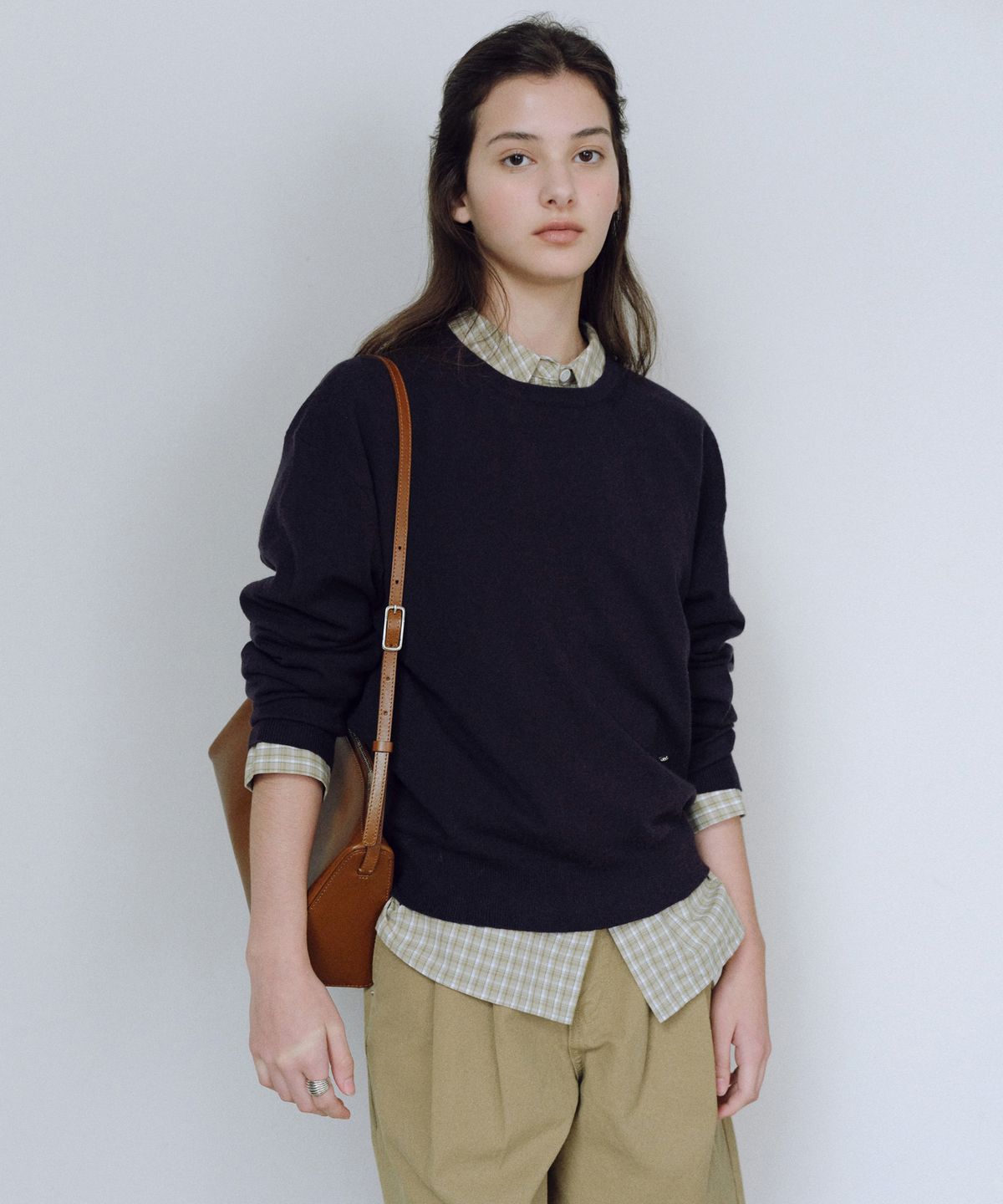 유라고(URAGO) Two pocket check shirt