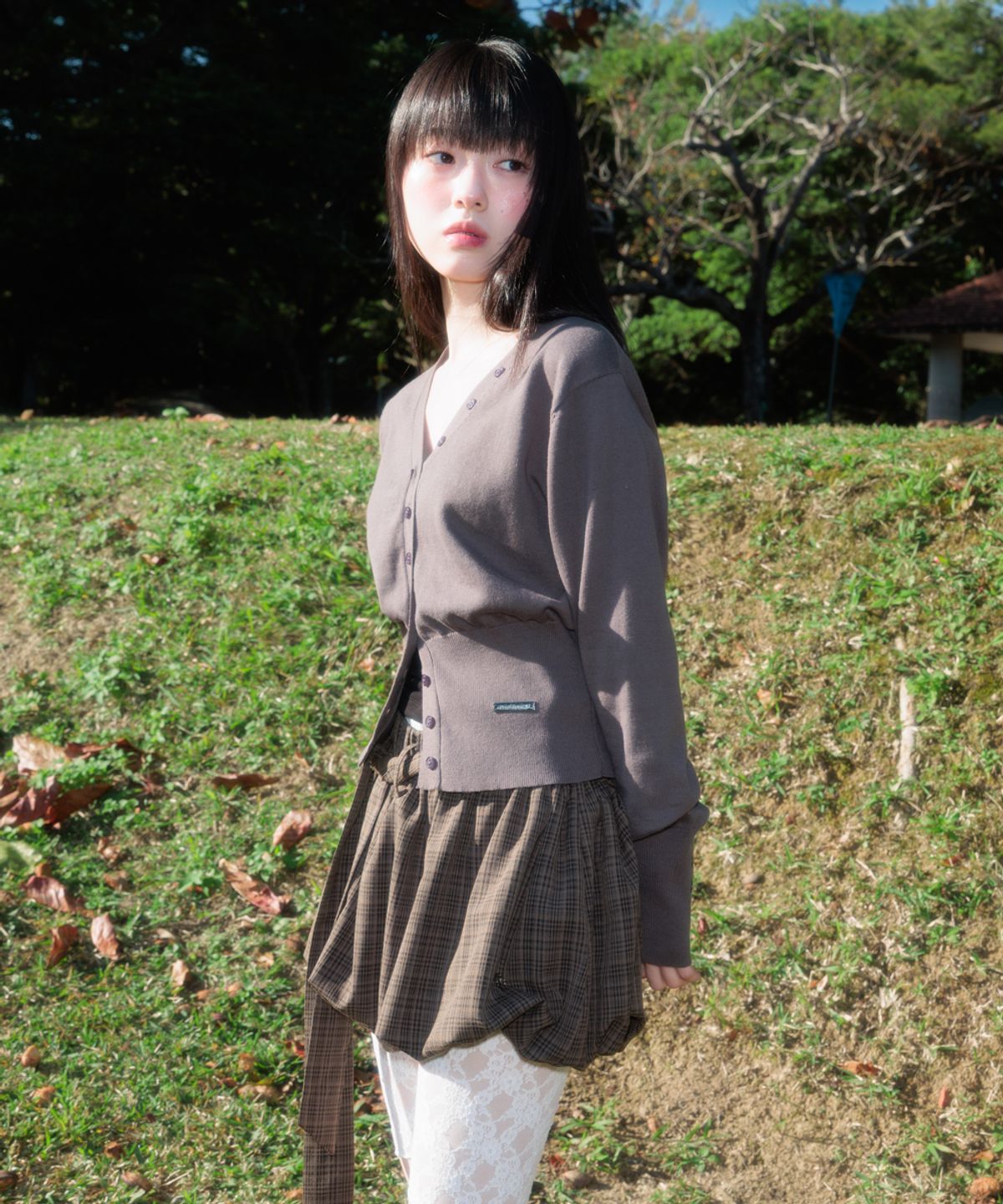 로제프란츠(ROSEFRANTZ) V-Neck Classic Button Cardigan [Charcoal]