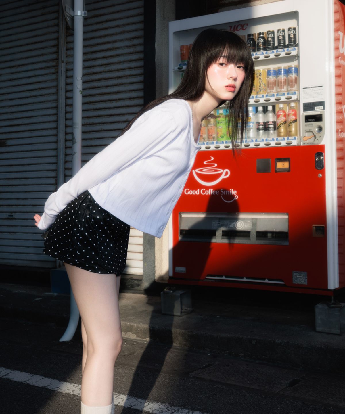 로제프란츠(ROSEFRANTZ) Jacquard Cardigan Sleeveless Set [White]
