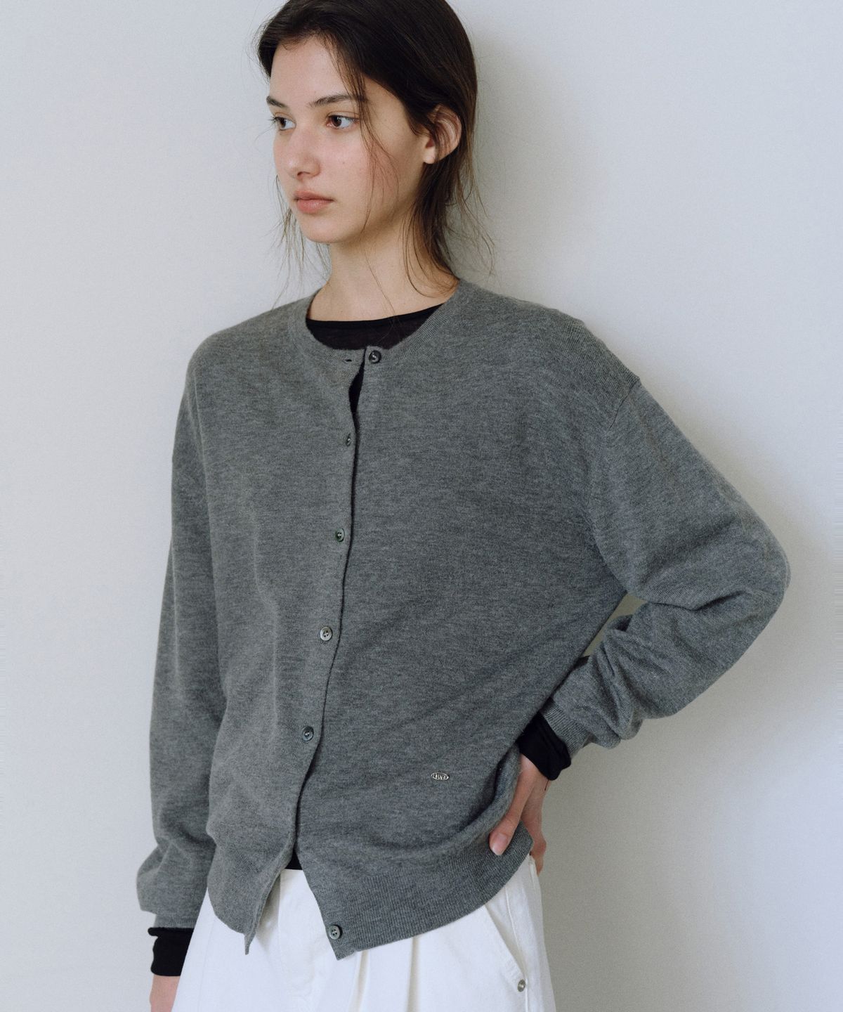 유라고(URAGO) Washable round cardigan
