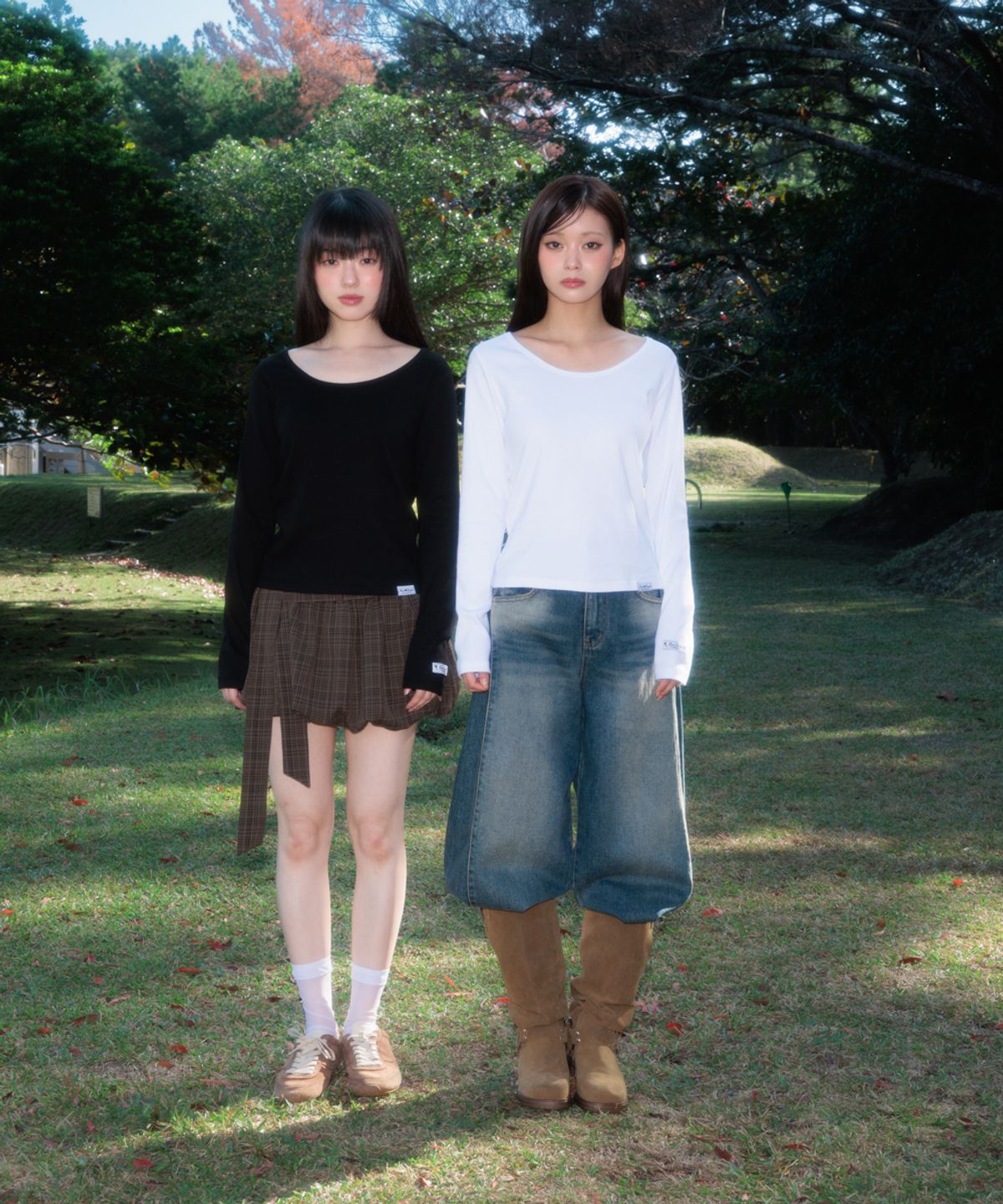 로제프란츠(ROSEFRANTZ) Essential Rose Label Long Sleeve [Ivory]