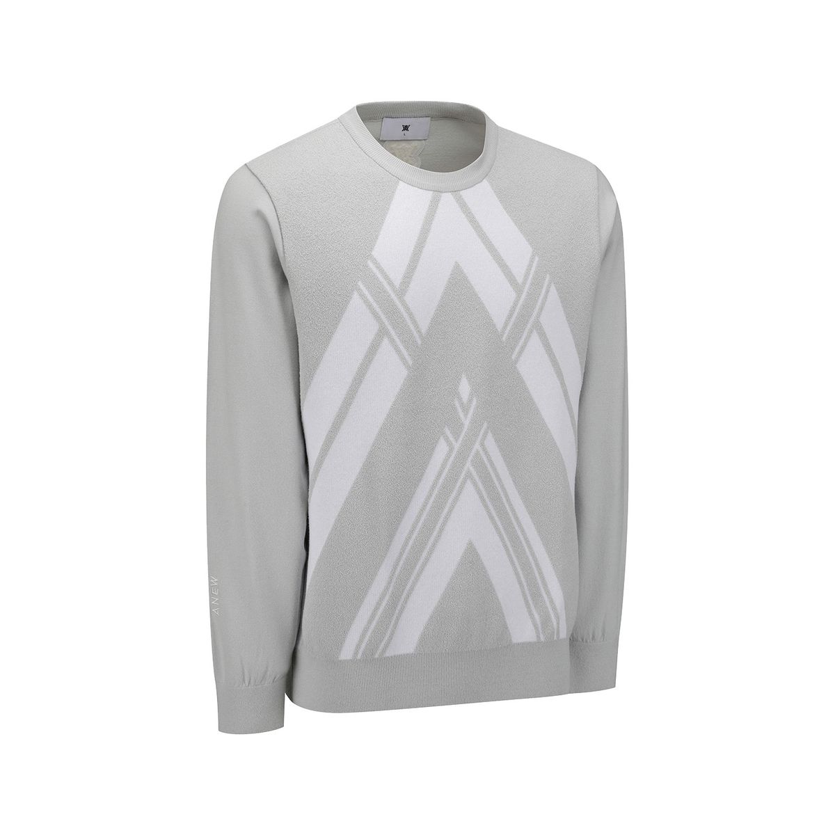 어뉴골프(ANEW GOLF) MEN LINE POINT ROUND SWEATER_LG