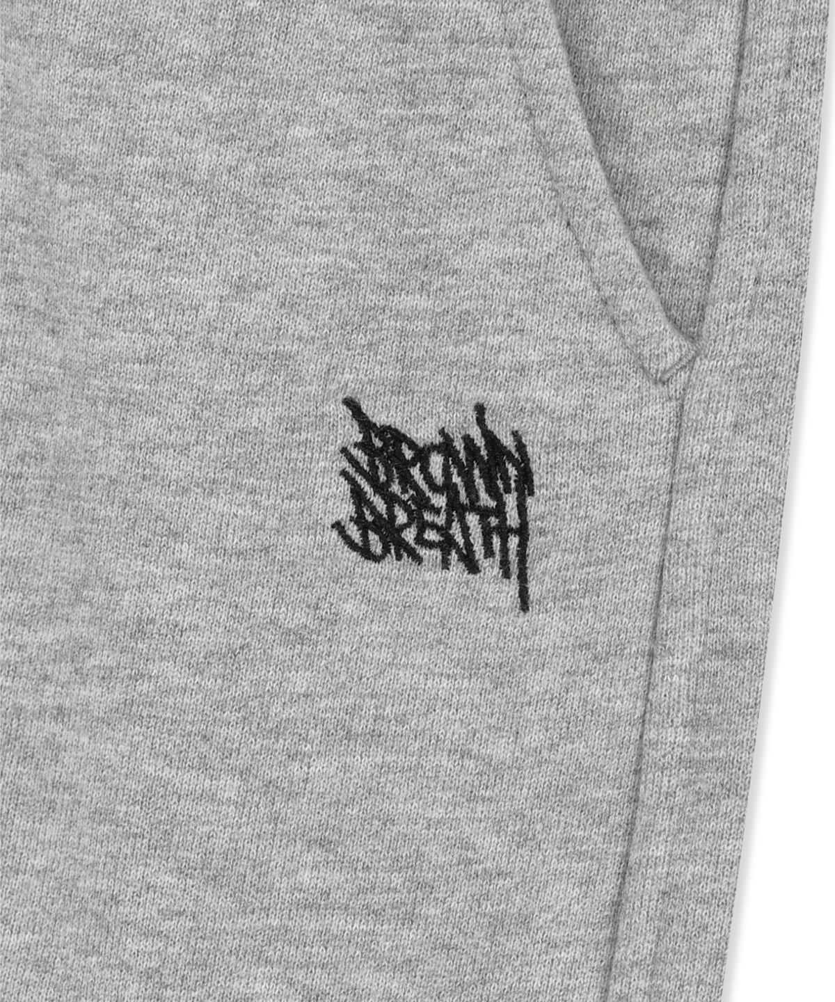 브라운브레스(BROWNBREATH) W DAMAGED SWEAT PANTS - MELANGE GREY