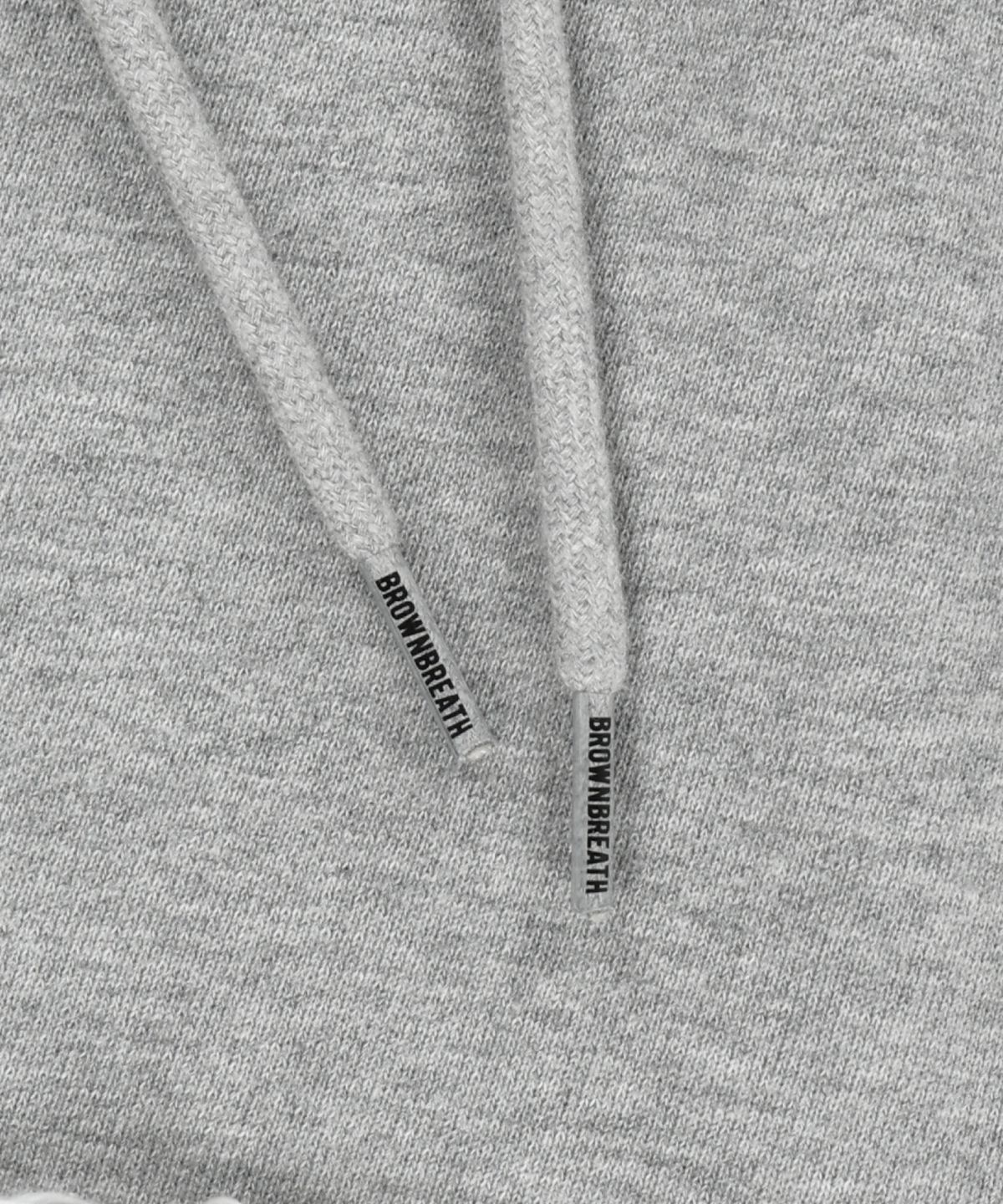 브라운브레스(BROWNBREATH) W DAMAGED SWEAT PANTS - MELANGE GREY