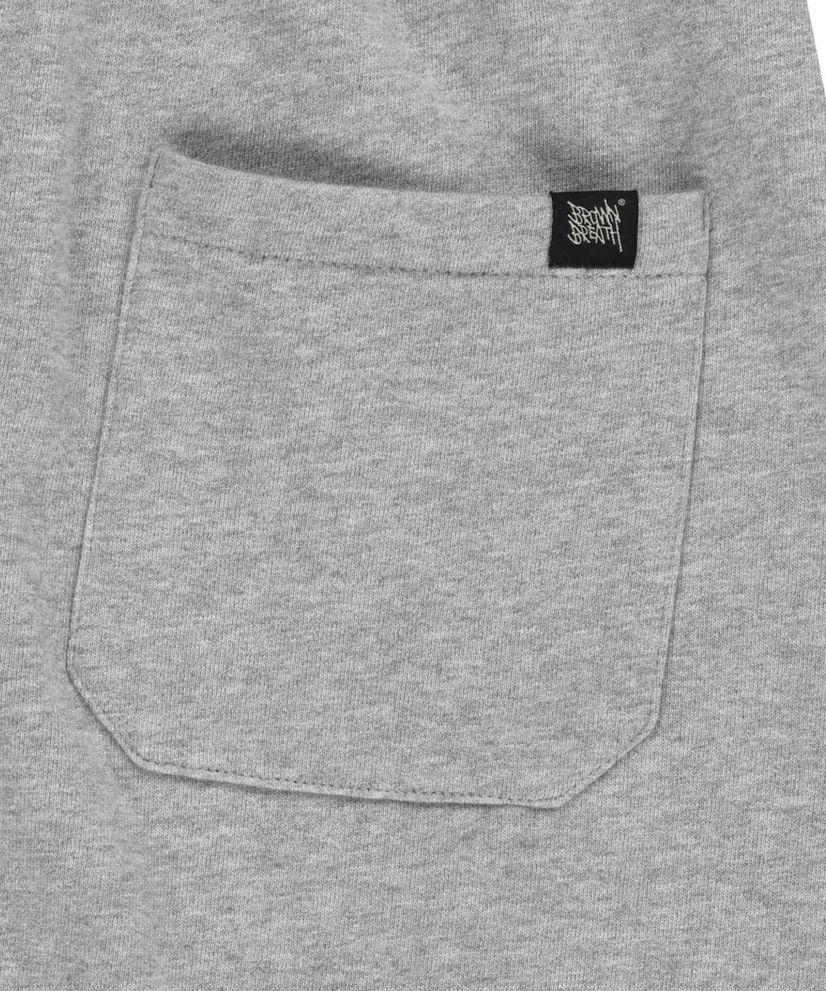 브라운브레스(BROWNBREATH) W DAMAGED SWEAT PANTS - MELANGE GREY